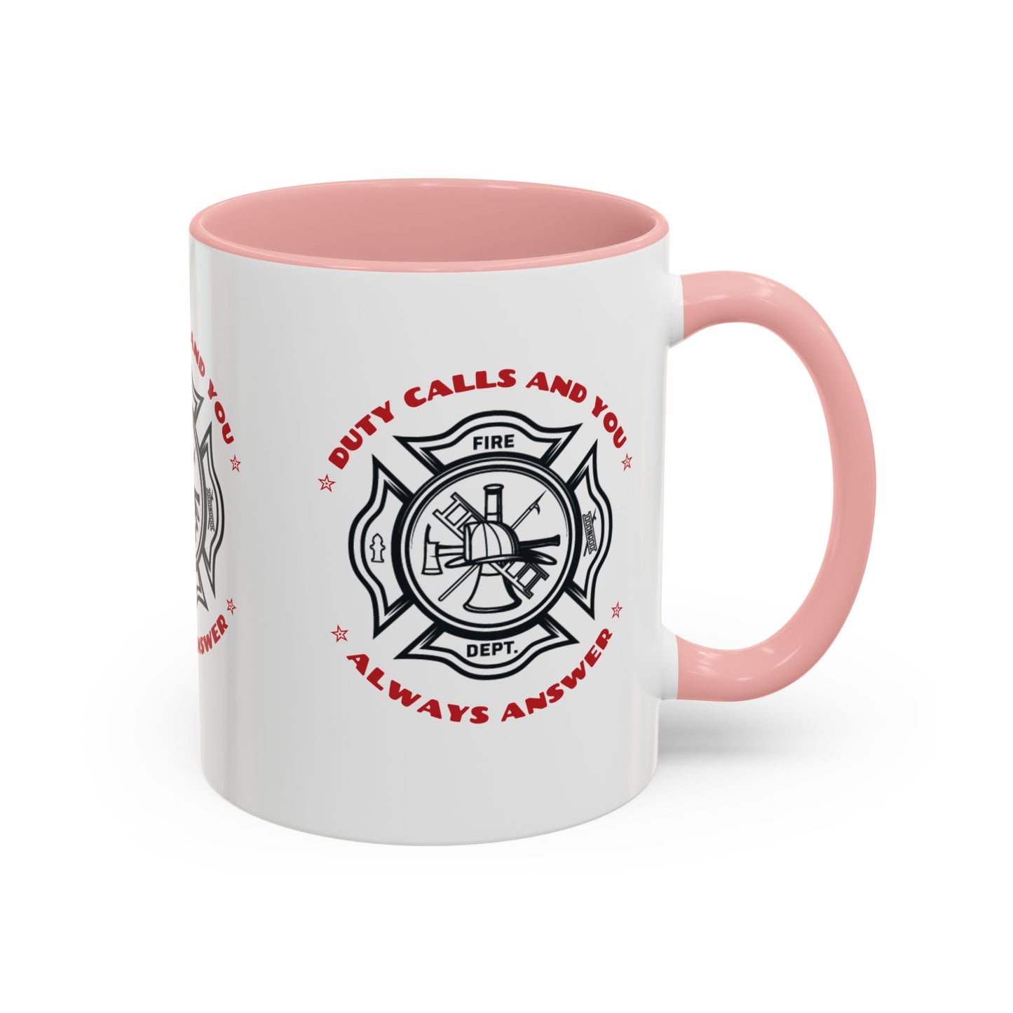 Firefighter Accent Coffee Mug – Duty calls, and you always answer