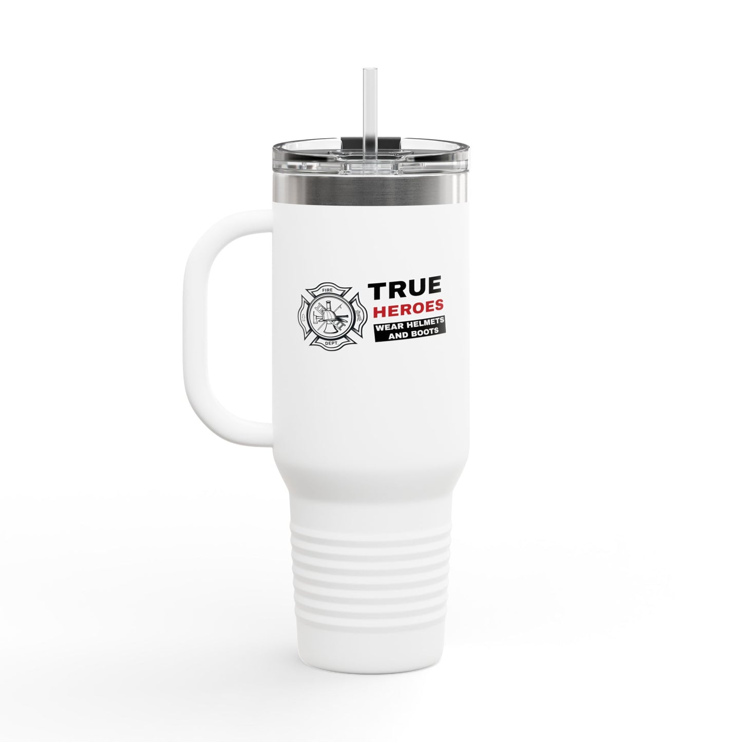 Firefighter Insulated Travel Mug, 40oz – True heroes wear helmets and boots