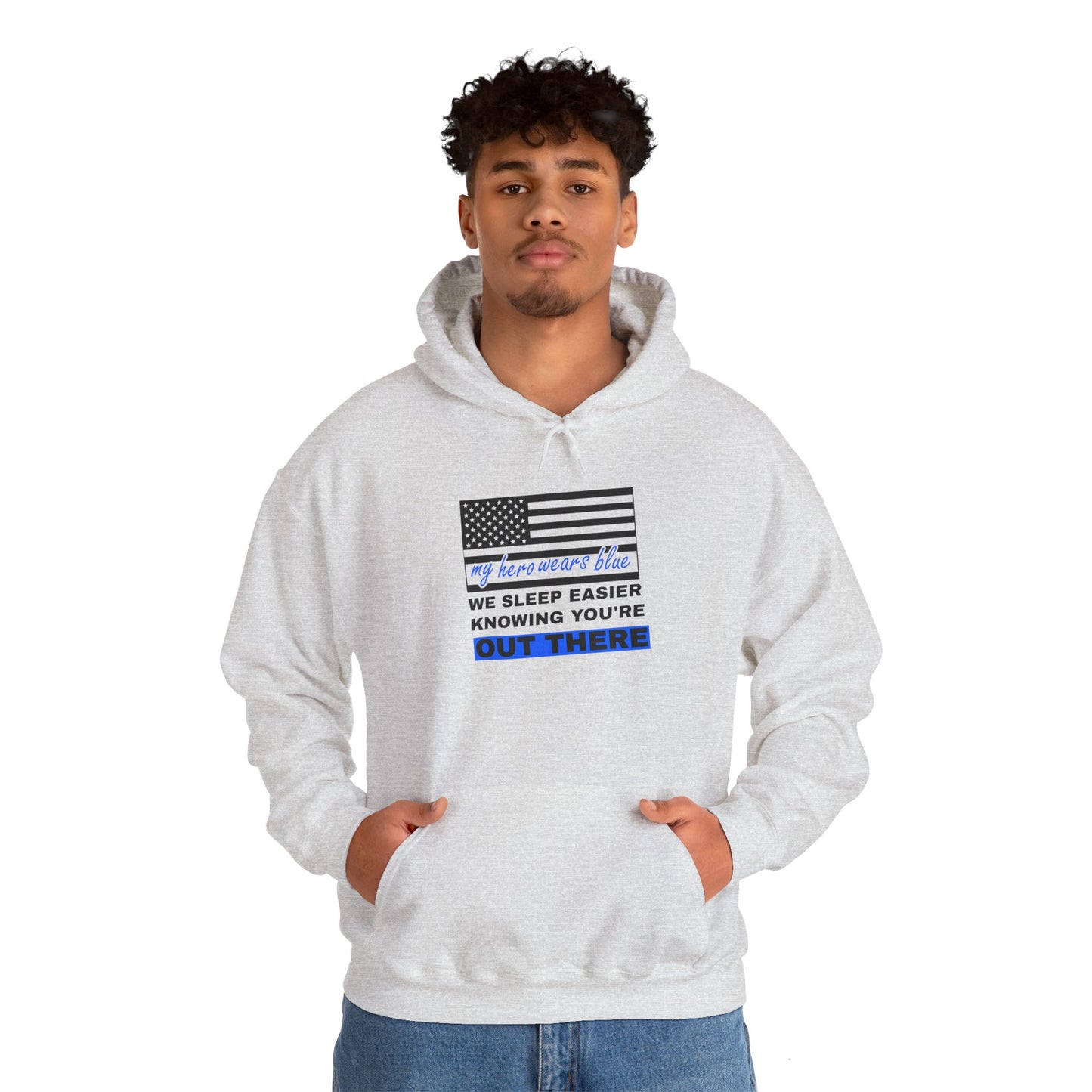 Police Hooded Sweatshirt – We sleep easier knowing you're out there