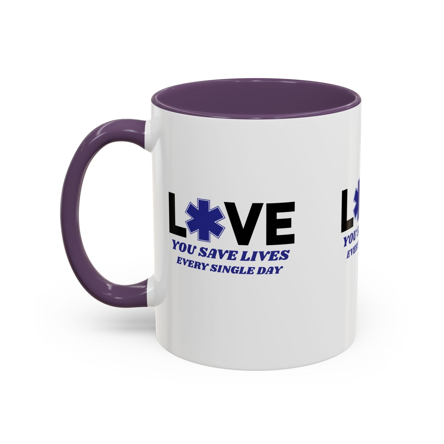 EMS Accent Coffee Mug – You save lives every single day