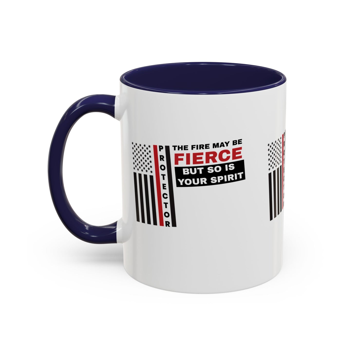 Firefighter Accent Coffee Mug – The fire may be fierce, but so is your spirit