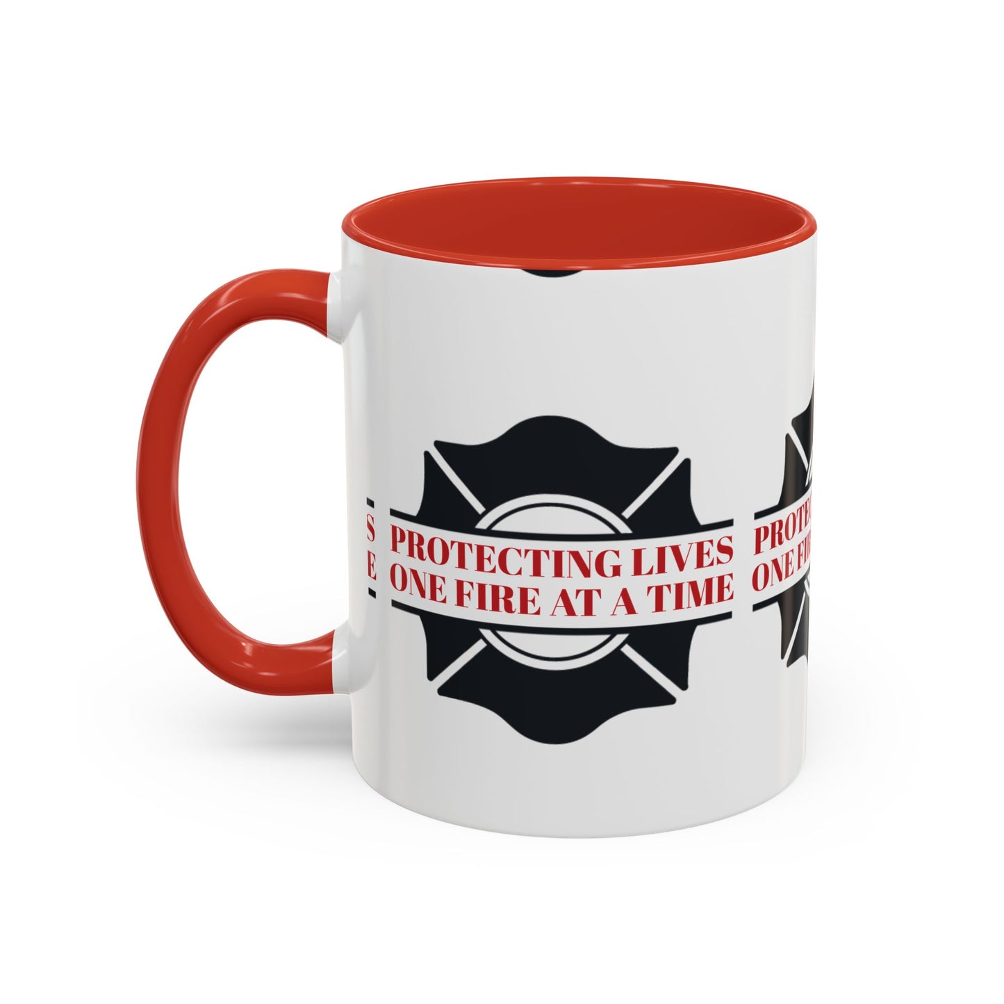 Firefighter Accent Coffee Mug – Protecting lives, one fire at a time
