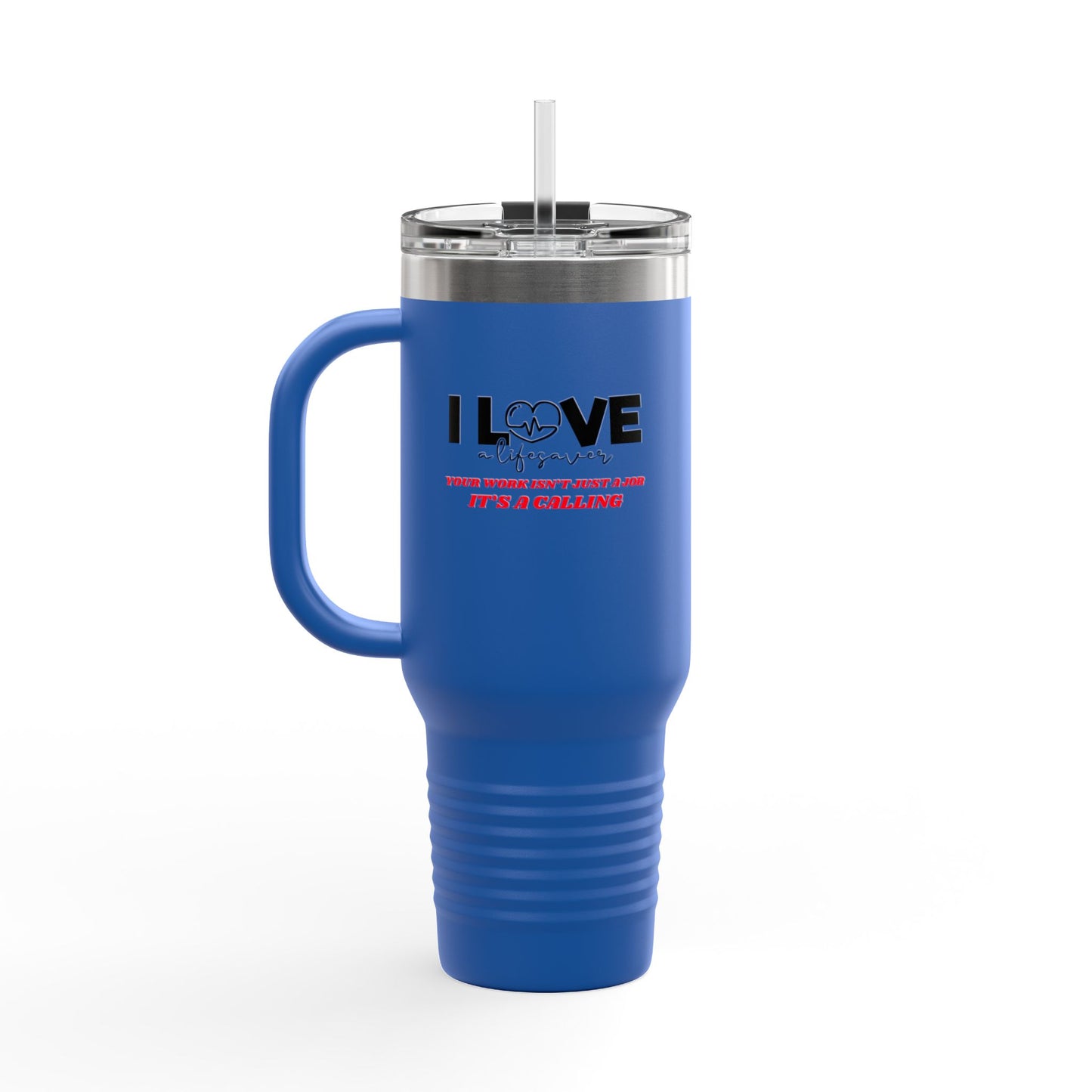EMS Insulated Travel Mug, 40oz - Your work isn’t just a job, it’s a calling