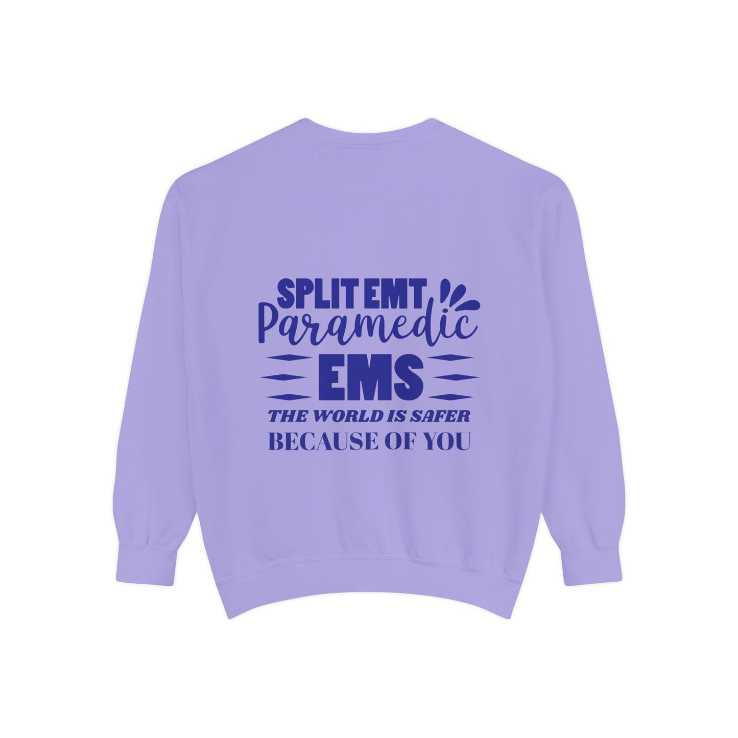 EMS Unisex Garment-Dyed Sweatshirt –The world is safer because of you