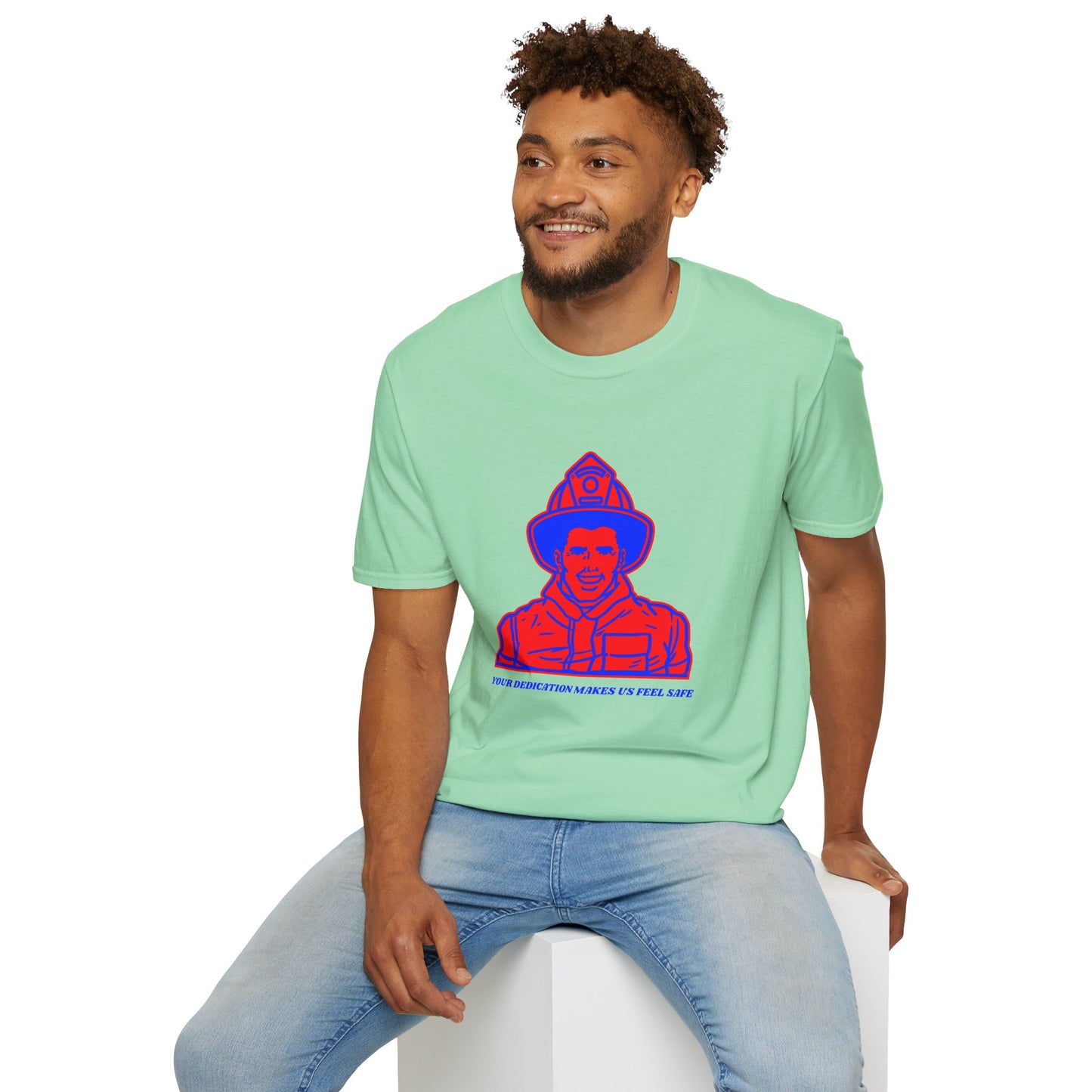 Firefighter Softstyle T-Shirt – Your dedication makes us feel safe