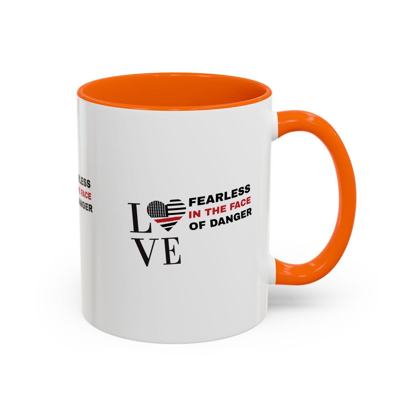 Firefighter Accent Coffee Mug – Fearless in the face of danger
