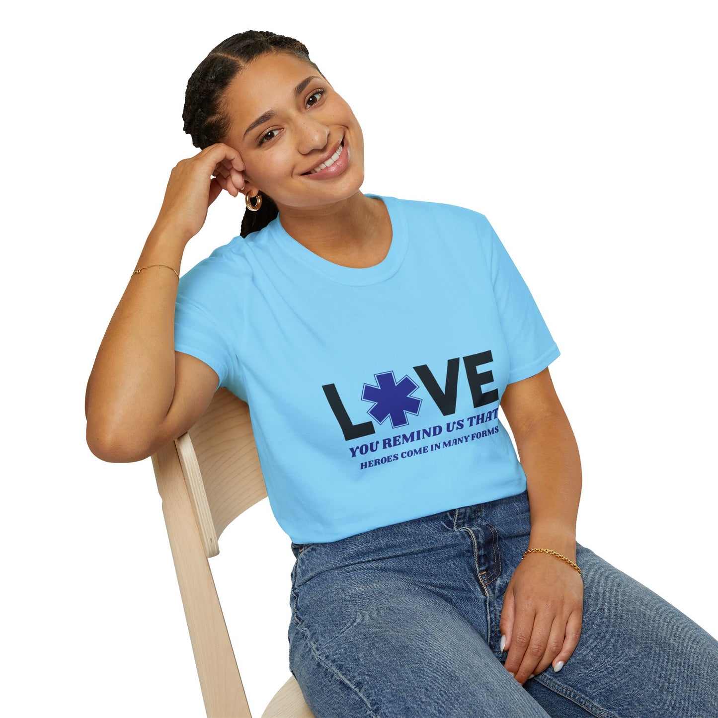 EMS Inspiration Softstyle T-Shirt – You remind us that heroes come in many forms