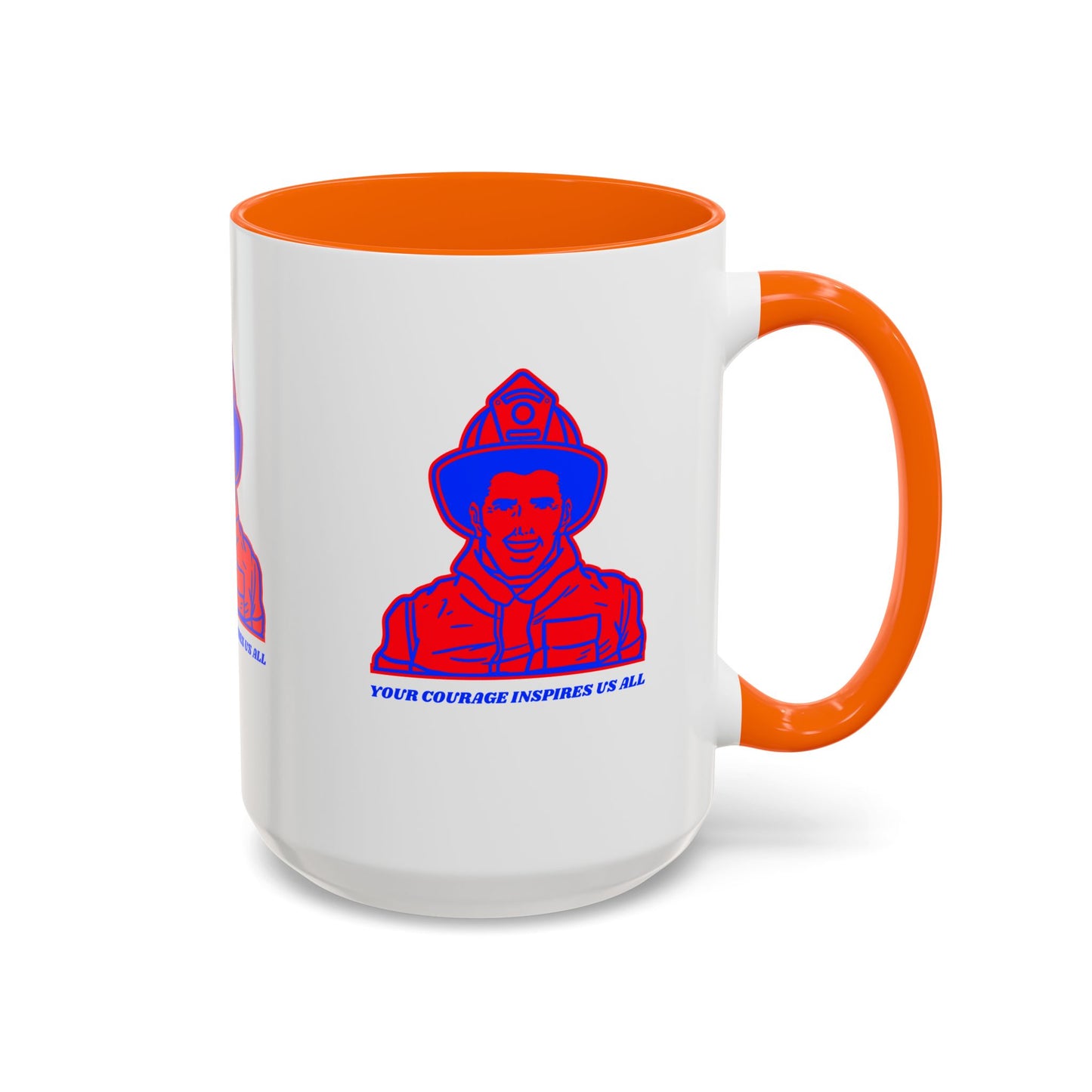 Firefighter Accent Coffee Mug – Your courage inspires us all