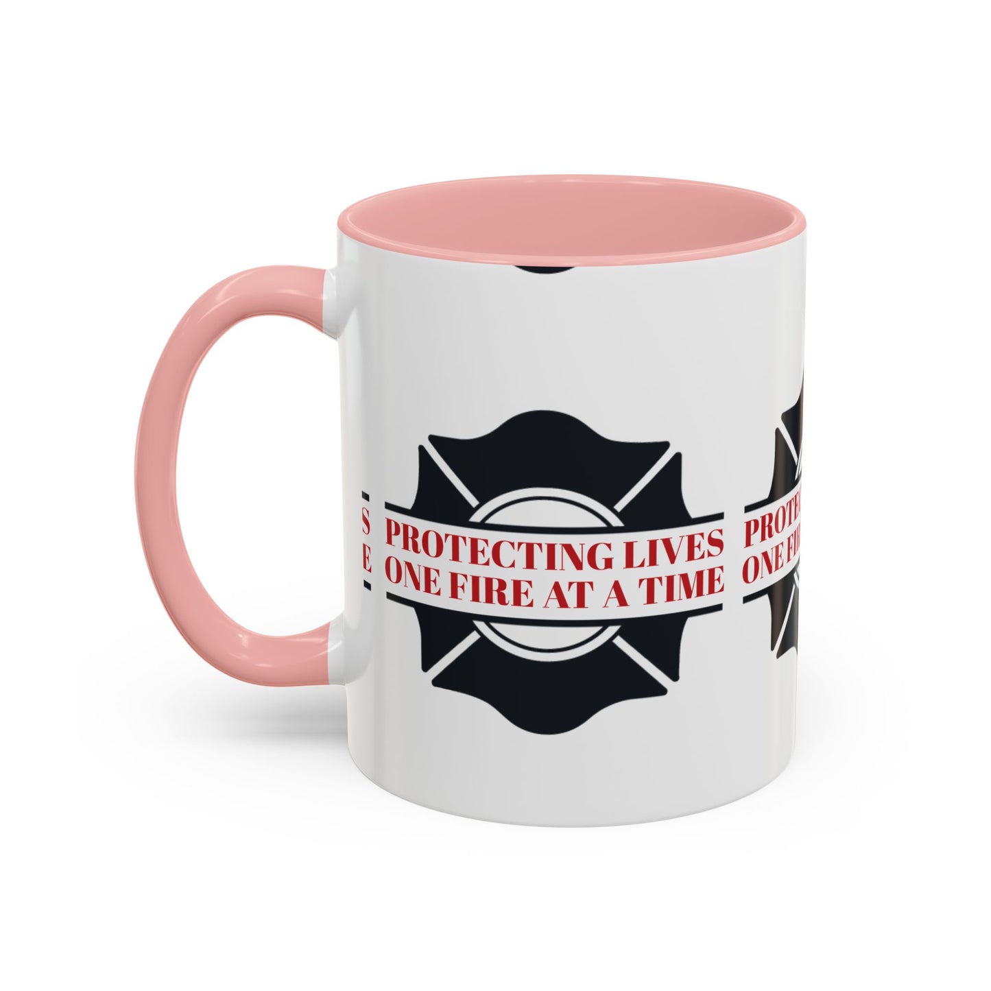 Firefighter Accent Coffee Mug – Protecting lives, one fire at a time