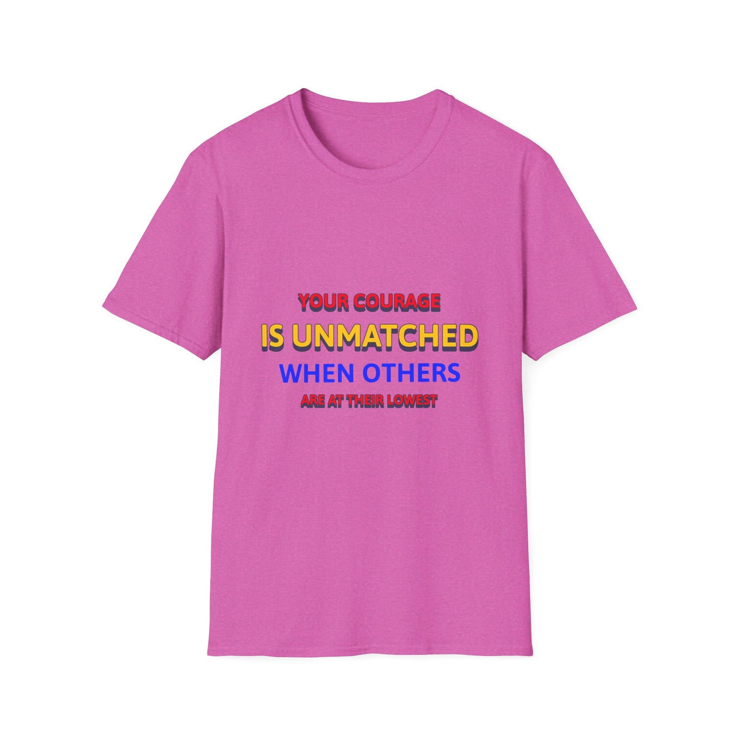 EMS Inspiration Softstyle T-Shirt – Your courage is unmatched when others are at their lowest
