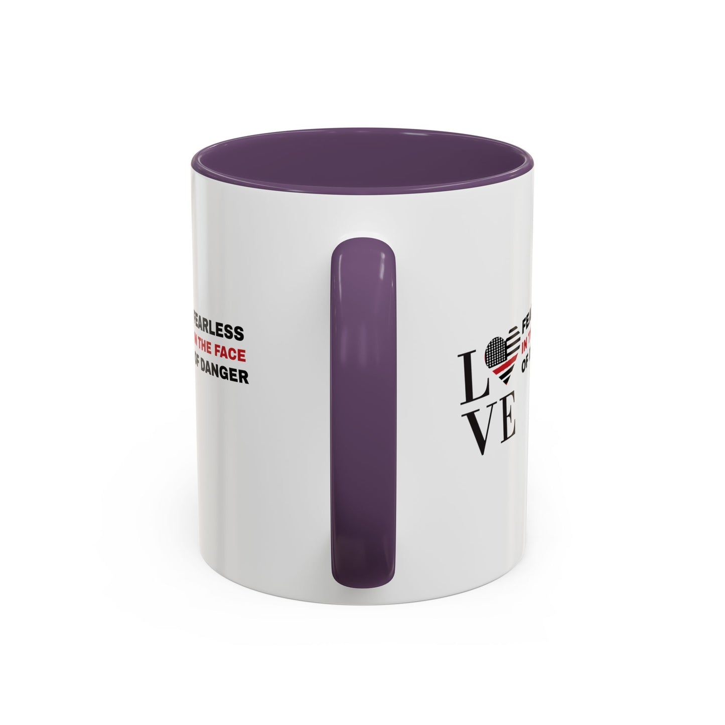 Firefighter Accent Coffee Mug – Fearless in the face of danger