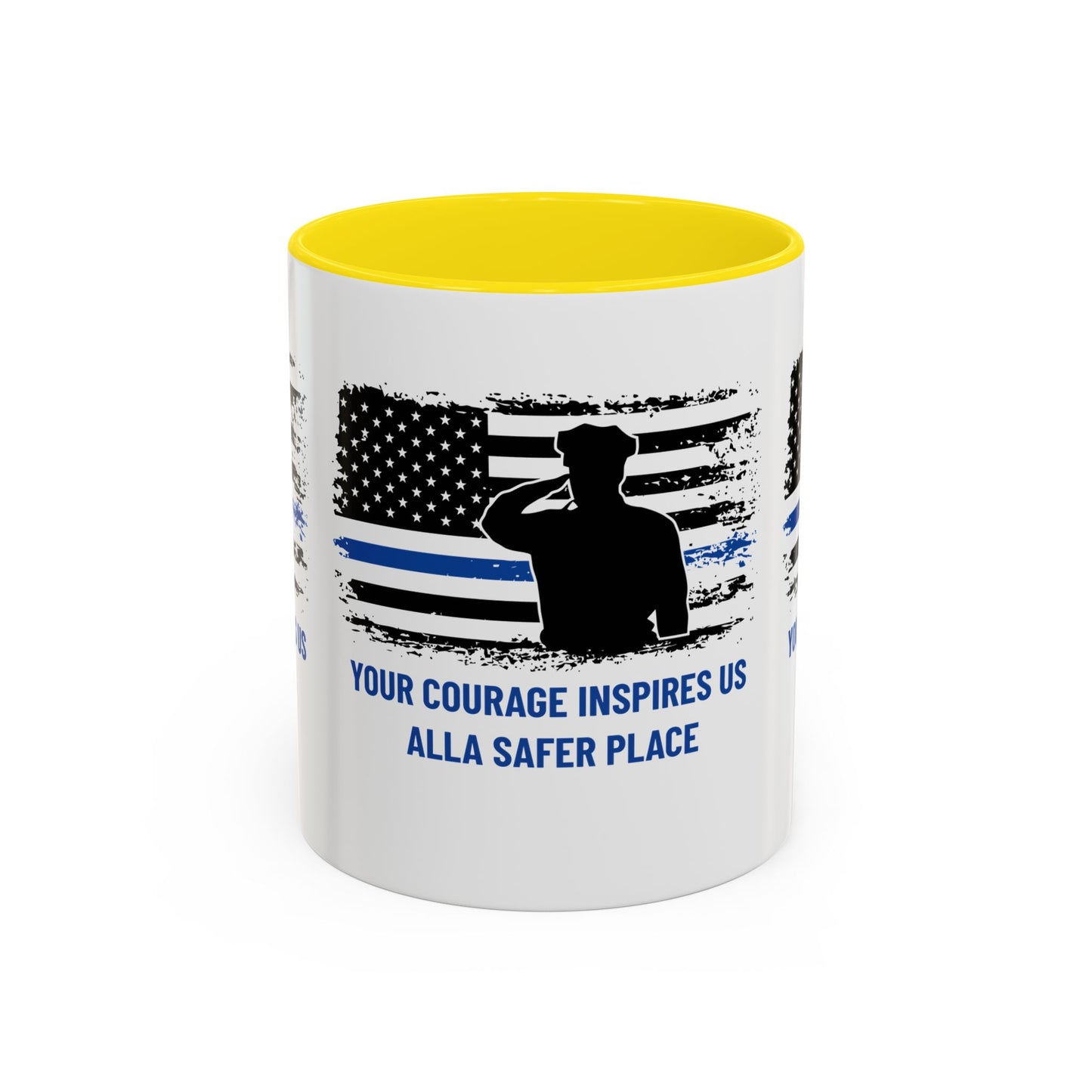 Police Accent Coffee Mug – Your courage inspires us all