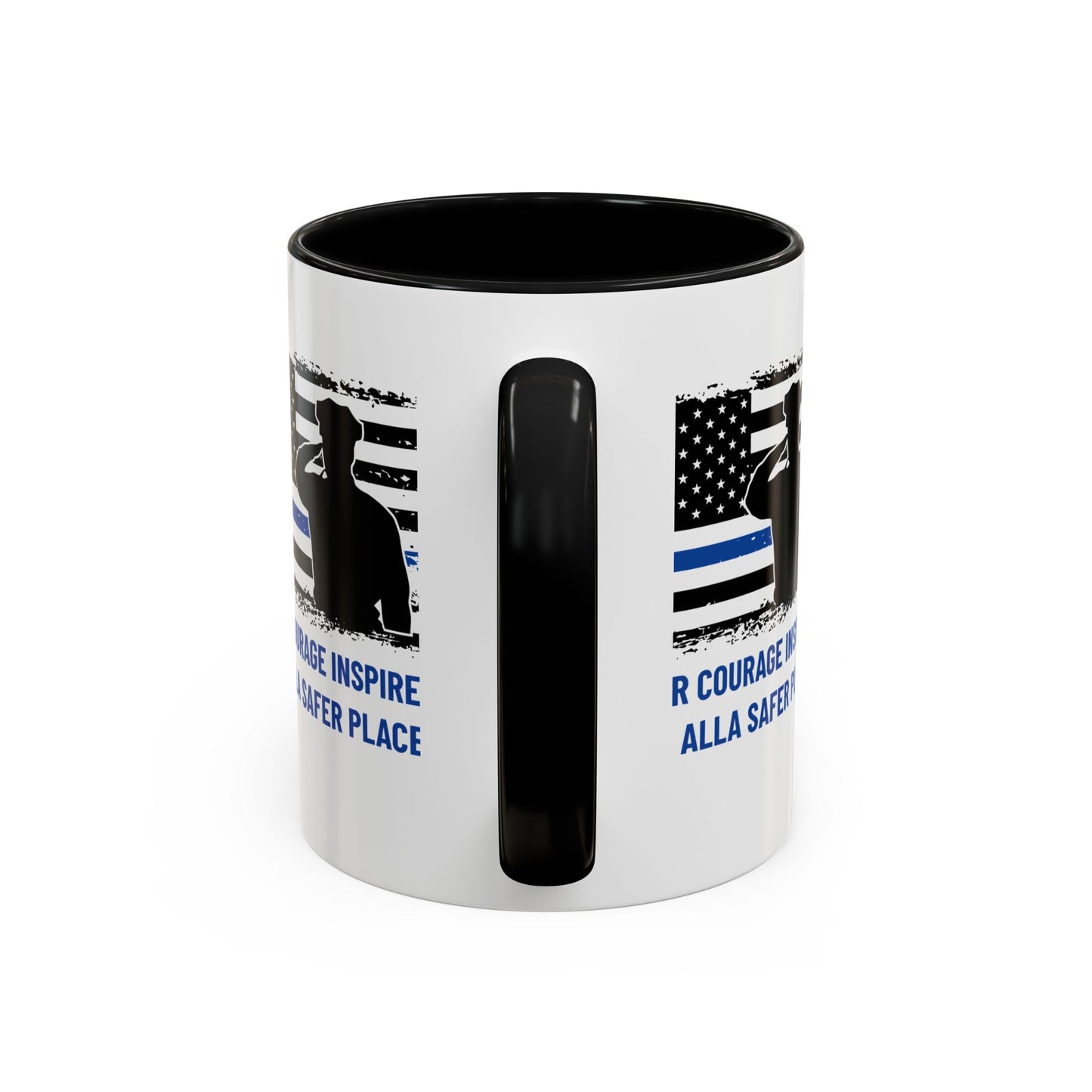 Police Accent Coffee Mug – Your courage inspires us all
