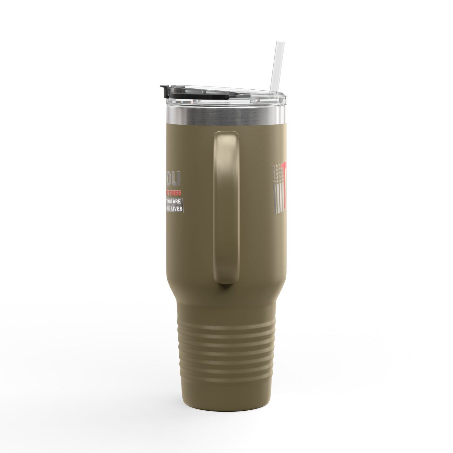 Firefighter Insulated Travel Mug, 40oz – You fight fires, but you are saving lives