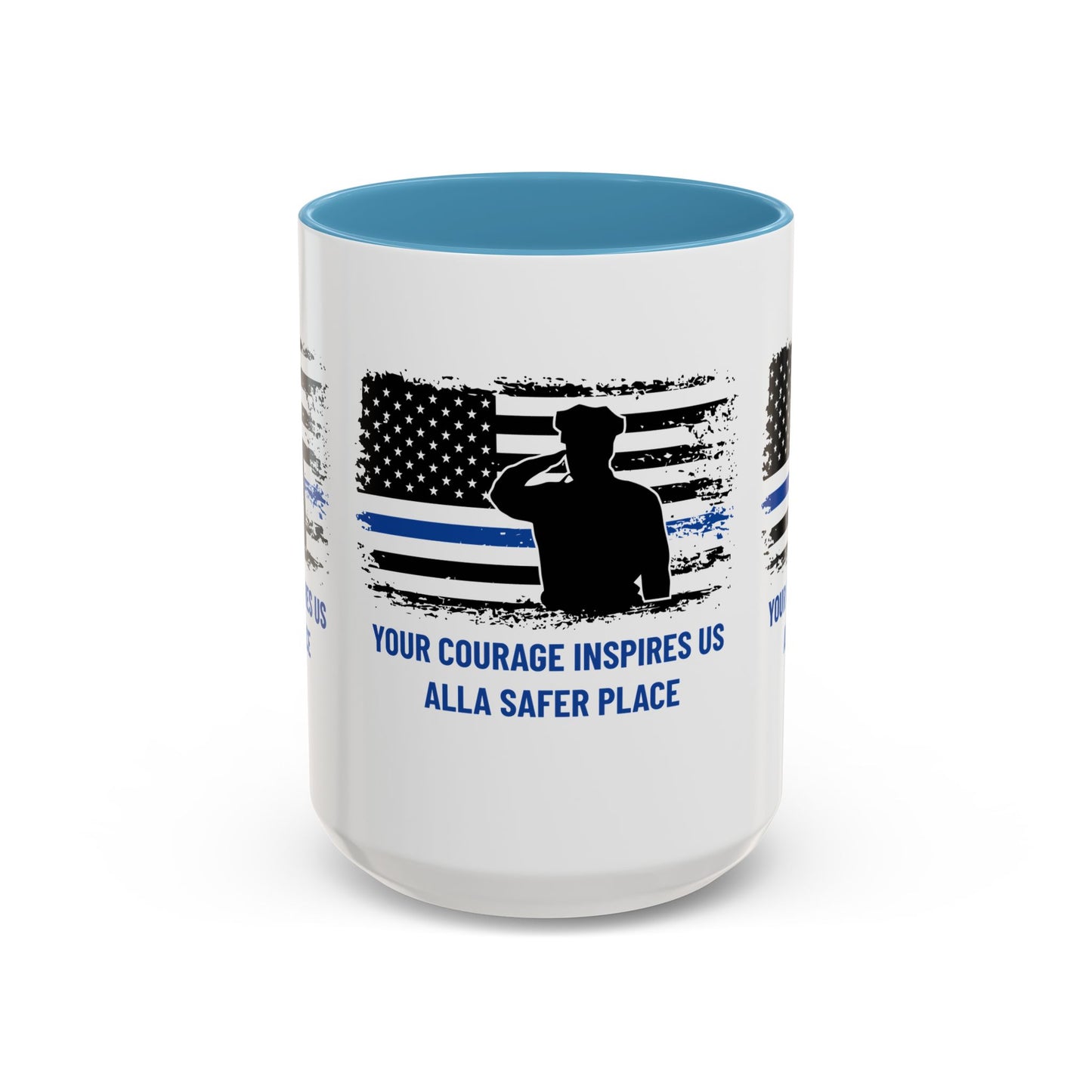 Police Accent Coffee Mug – Your courage inspires us all