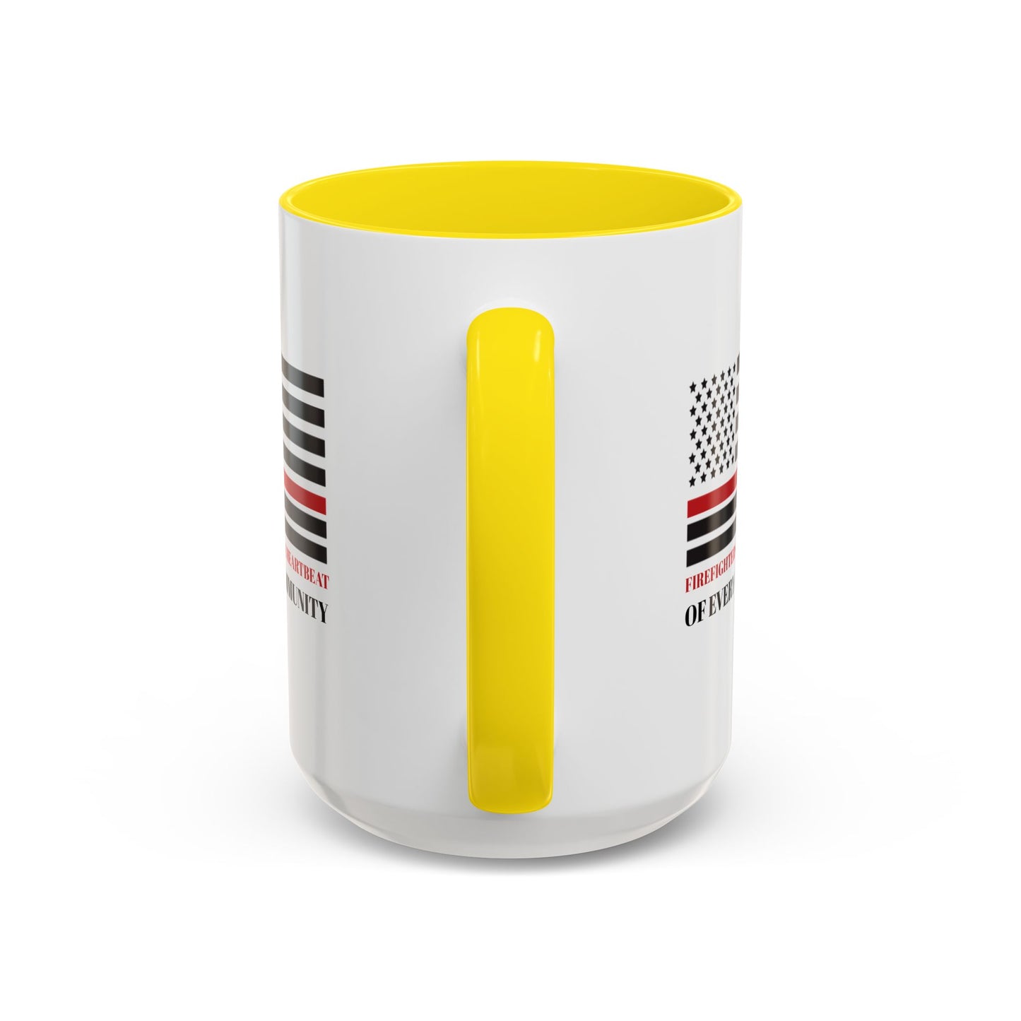 Firefighter Accent Coffee Mug – Firefighters: The heartbeat of every community