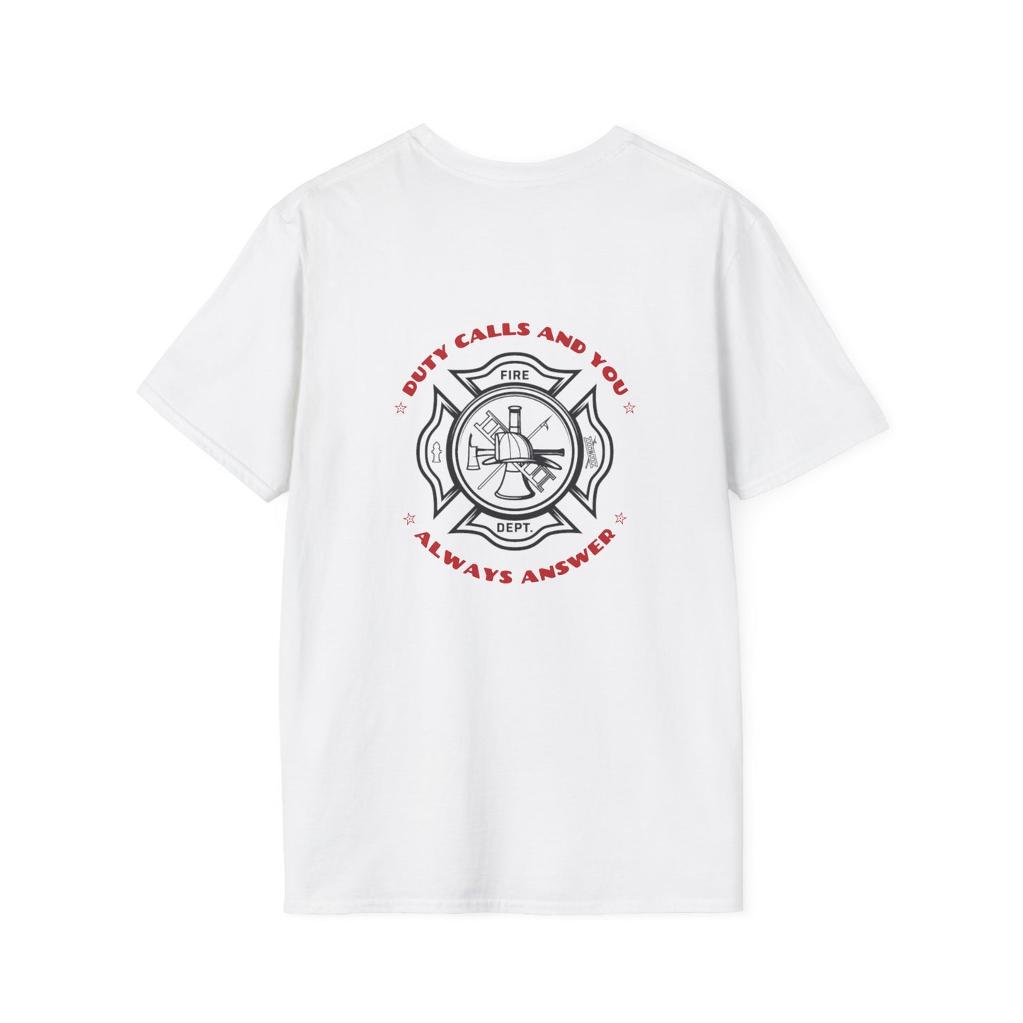 Firefighter Softstyle T-Shirt – Duty calls, and you always answer