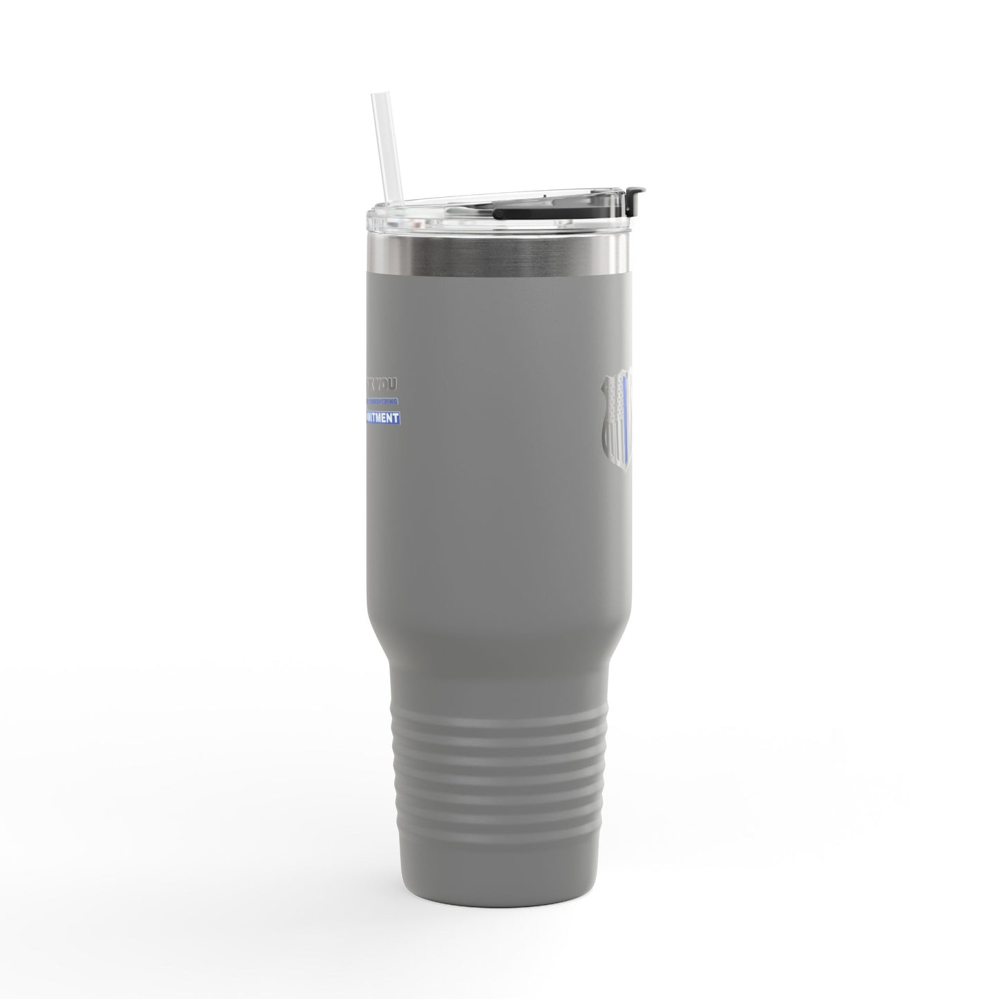 Police Insulated Travel Mug, 40oz – Thank you for your unwavering commitment