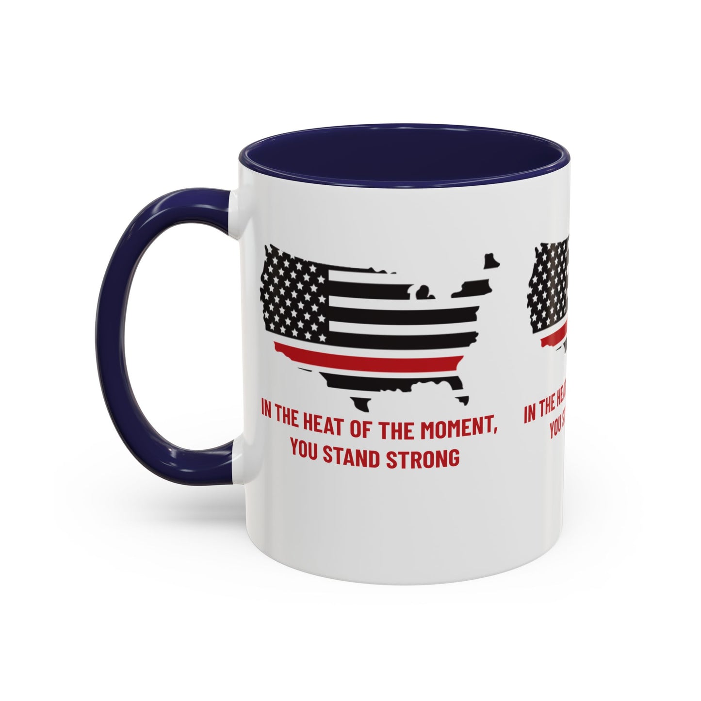 Firefighter Accent Coffee Mug – In the heat of the moment, you stand strong