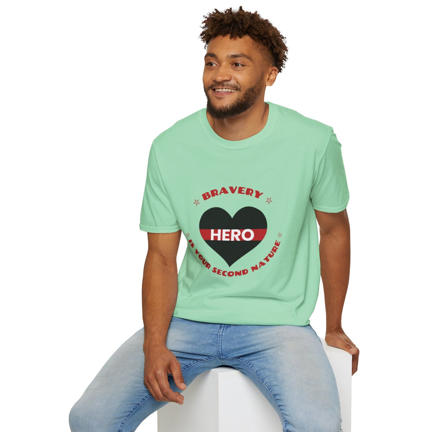 Firefighter Softstyle T-Shirt – Bravery is your second nature