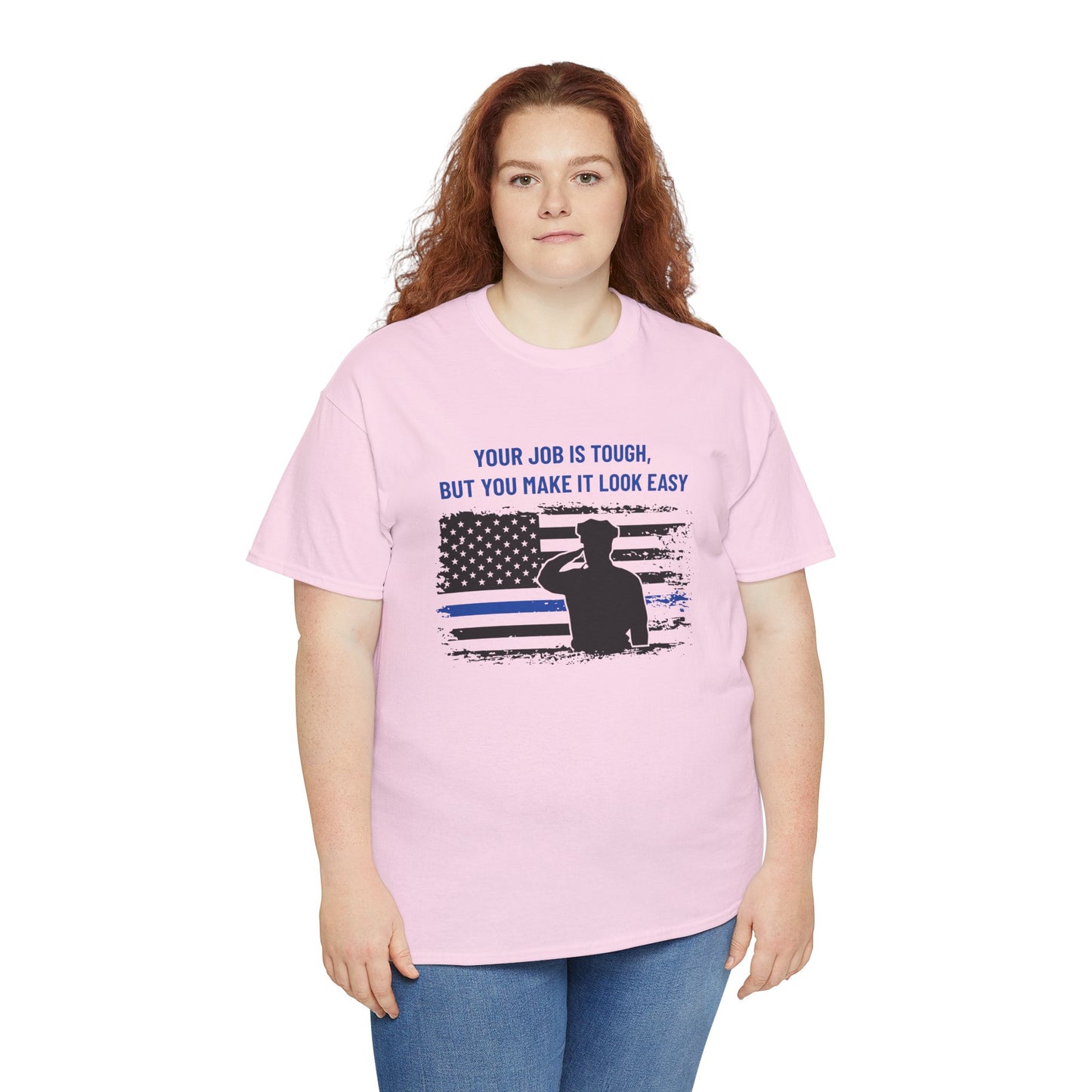 Police Heavy Cotton Tee – Your job is tough, but you make it look easy