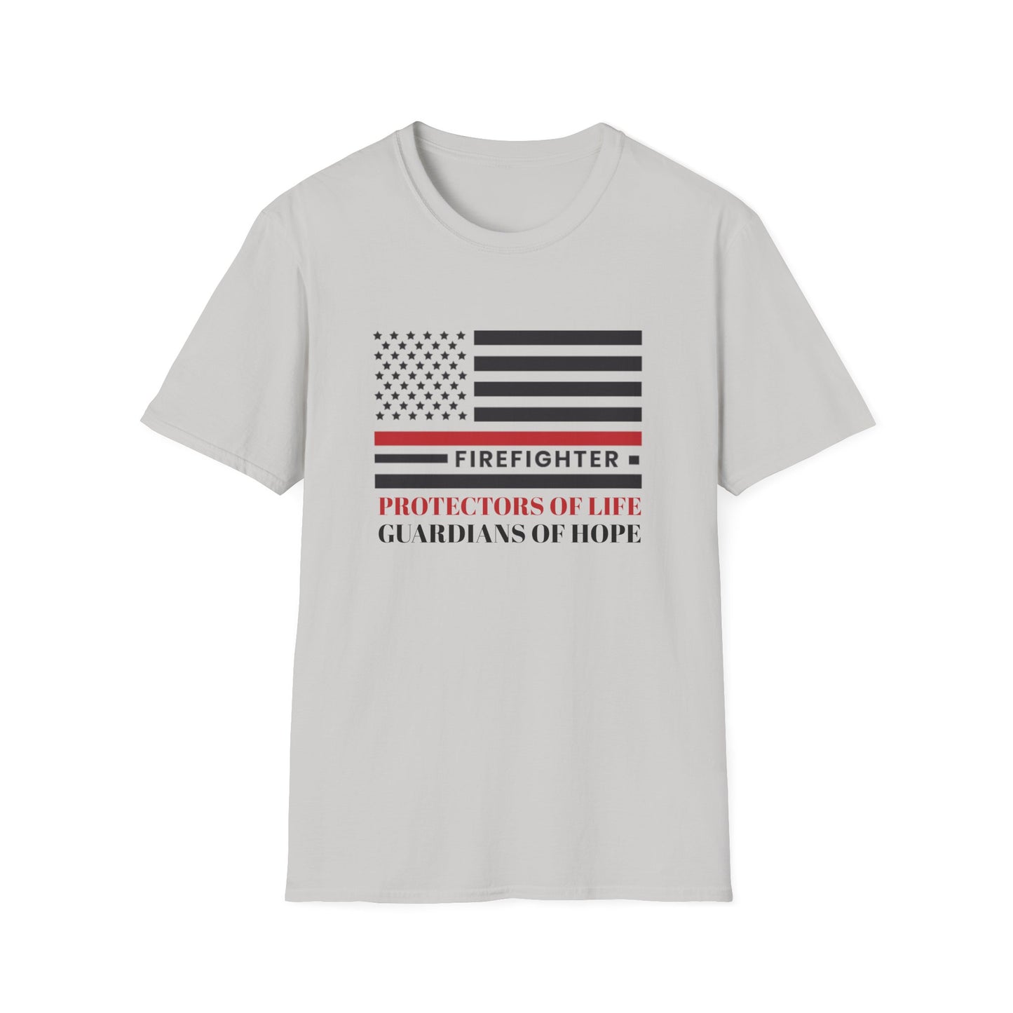 Firefighter Softstyle T-Shirt – Firefighters: Protectors of life, guardians of hope