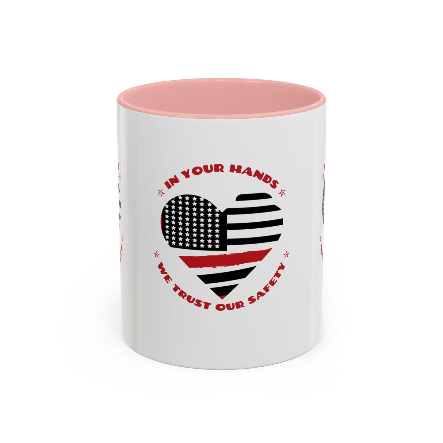 Firefighter Accent Coffee Mug – In your hands, we trust our safety