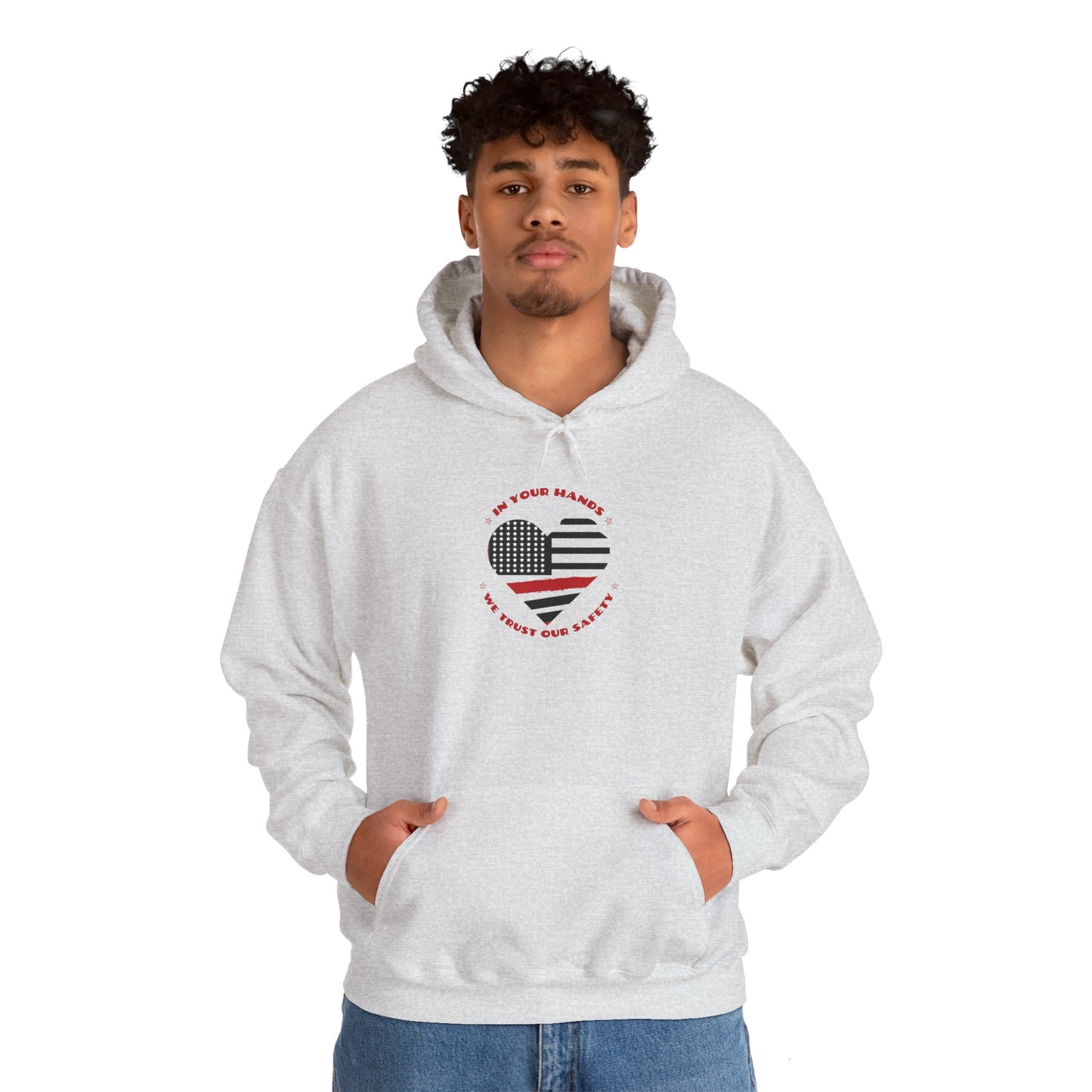 Firefighter Hooded Sweatshirt – In your hands, we trust our safety
