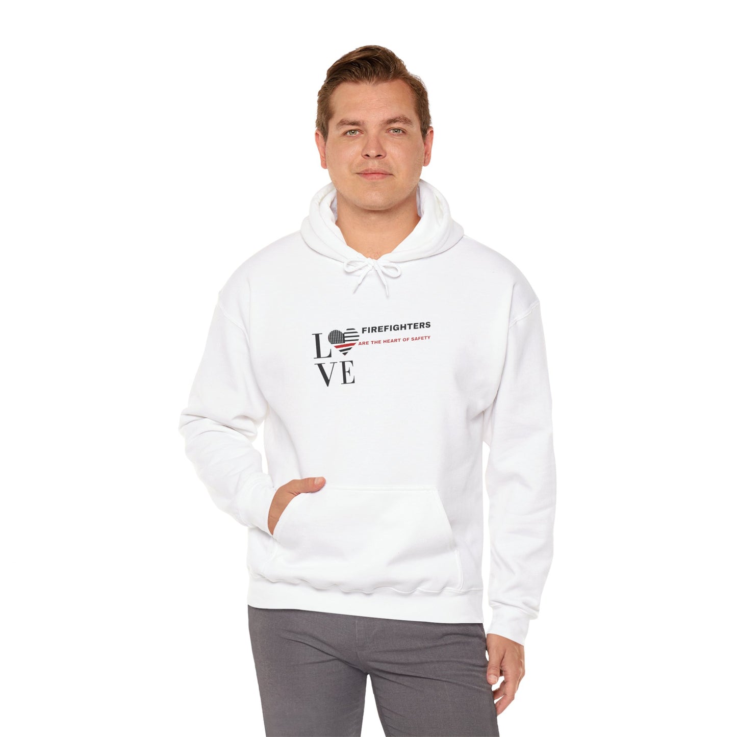 Firefighter Hooded Sweatshirt – Firefighters are the heart of safety