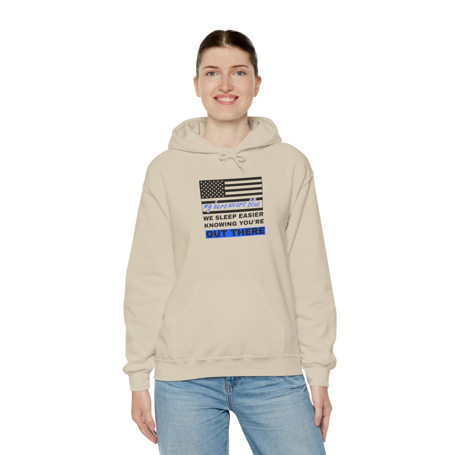Police Hooded Sweatshirt – We sleep easier knowing you're out there