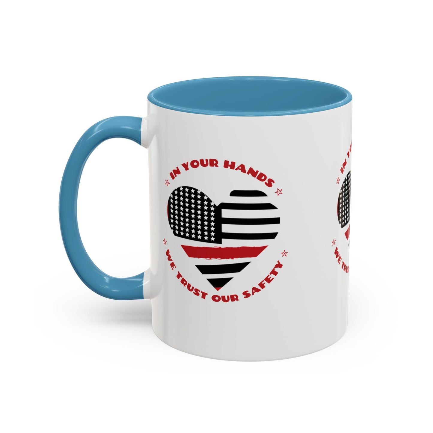 Firefighter Accent Coffee Mug – In your hands, we trust our safety
