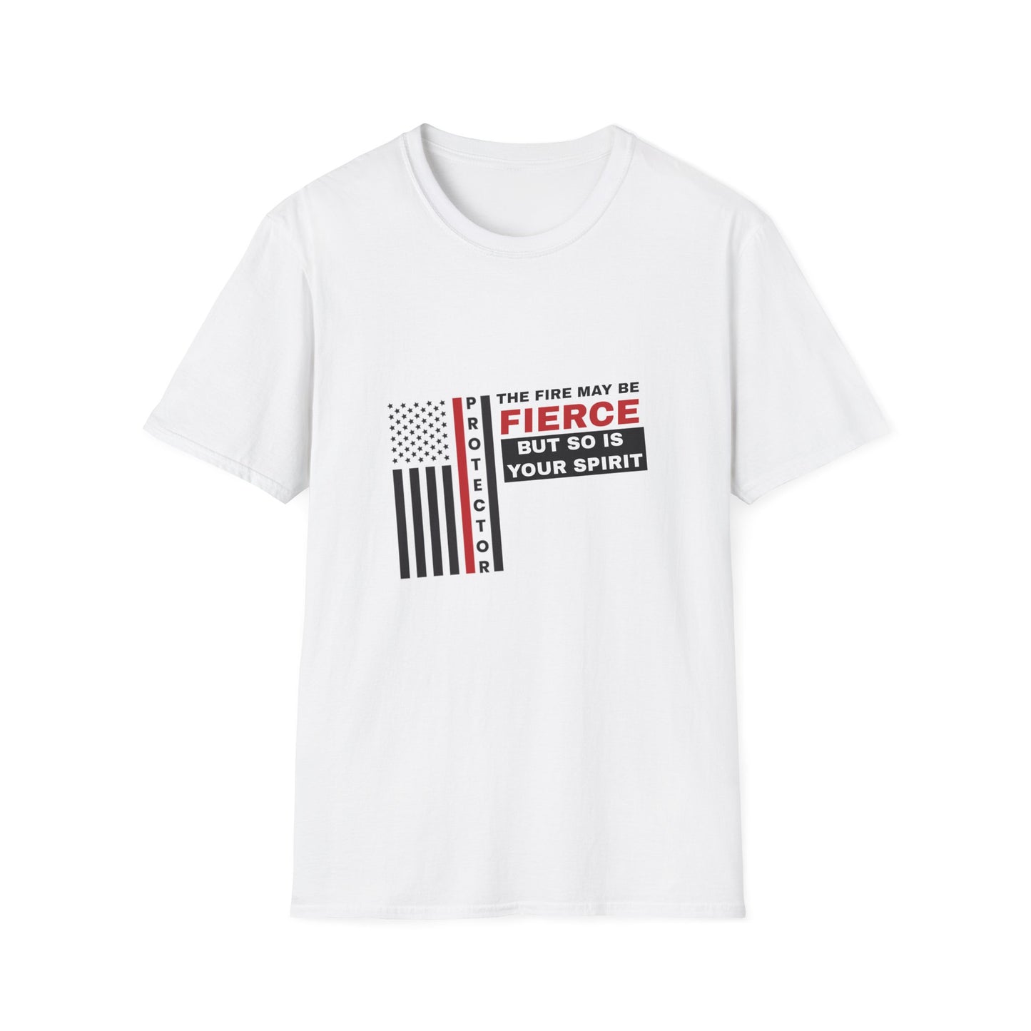 Firefighter Softstyle T-Shirt – The fire may be fierce, but so is your spirit