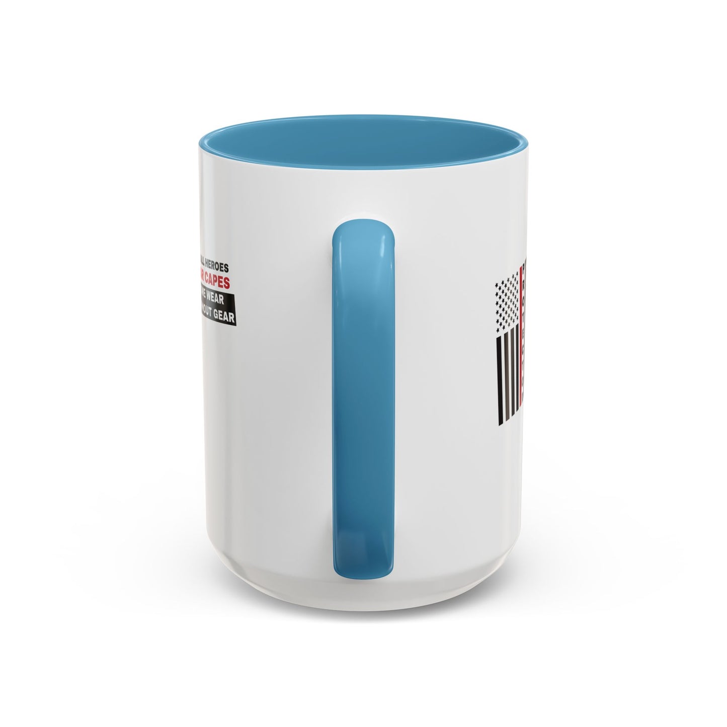 Firefighter Accent Coffee Mug – Not all heroes wear capes—some wear turnout gear