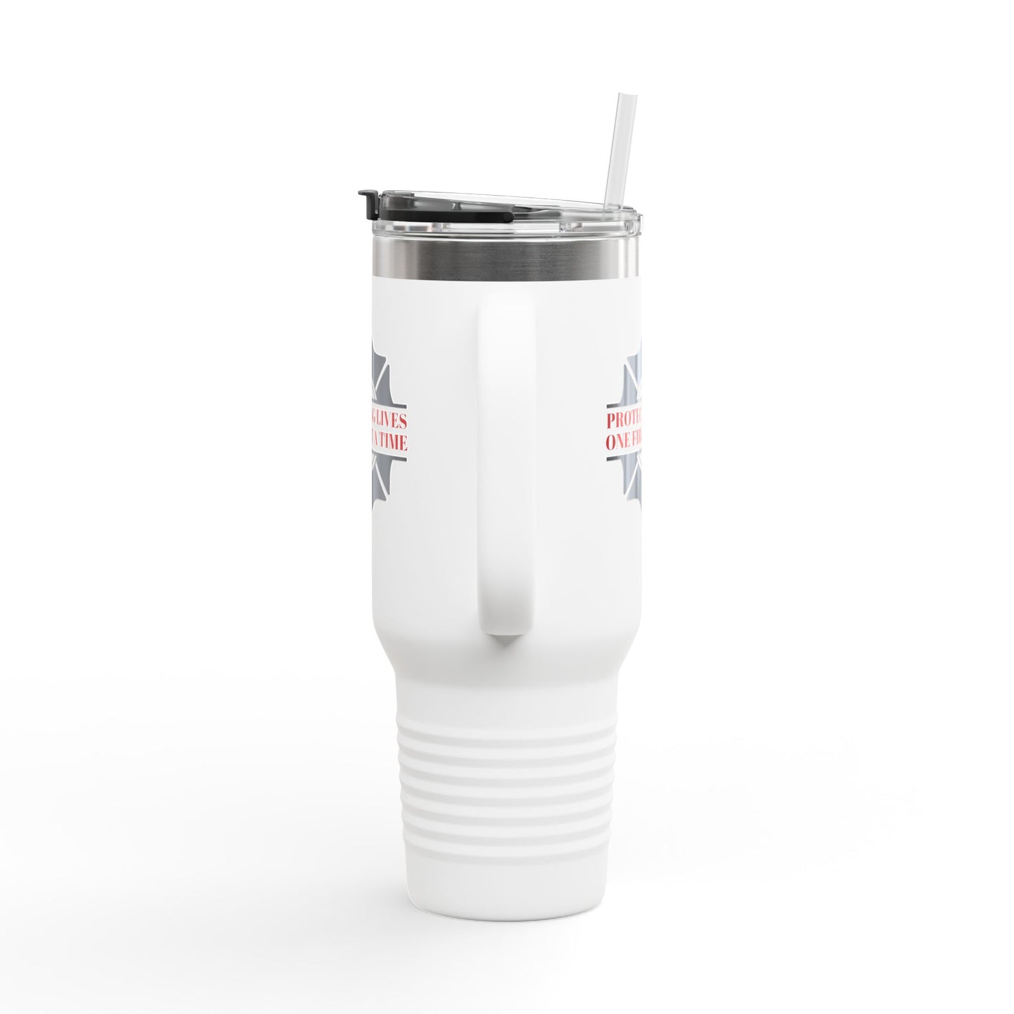 Firefighter Insulated Travel Mug, 40oz – Protecting lives, one fire at a time