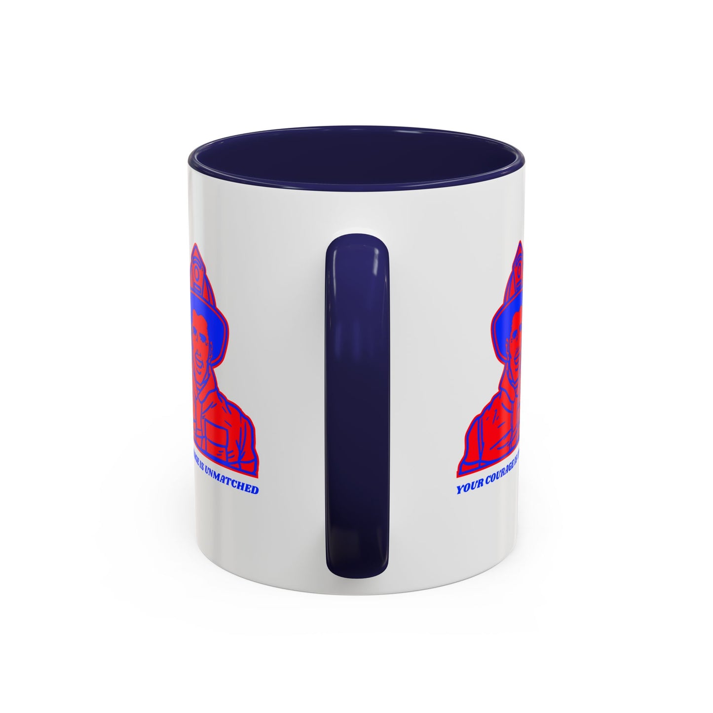 Firefighter Accent Coffee Mug – Your courage is unmatched