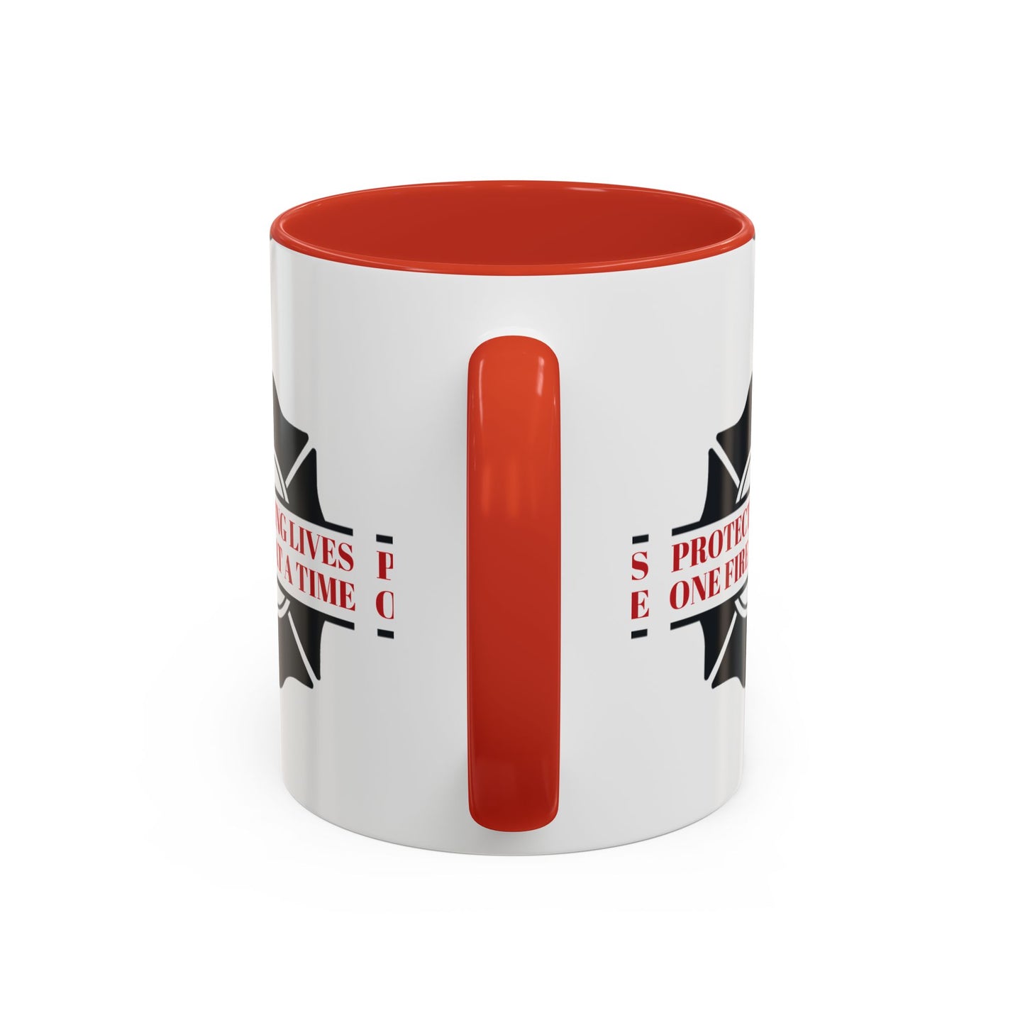 Firefighter Accent Coffee Mug – Protecting lives, one fire at a time