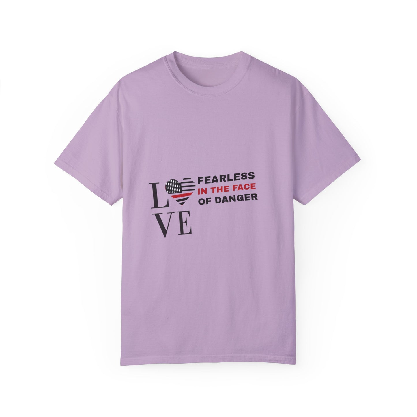 Firefighter Unisex Garment-Dyed T-Shirt – Fearless in the face of danger