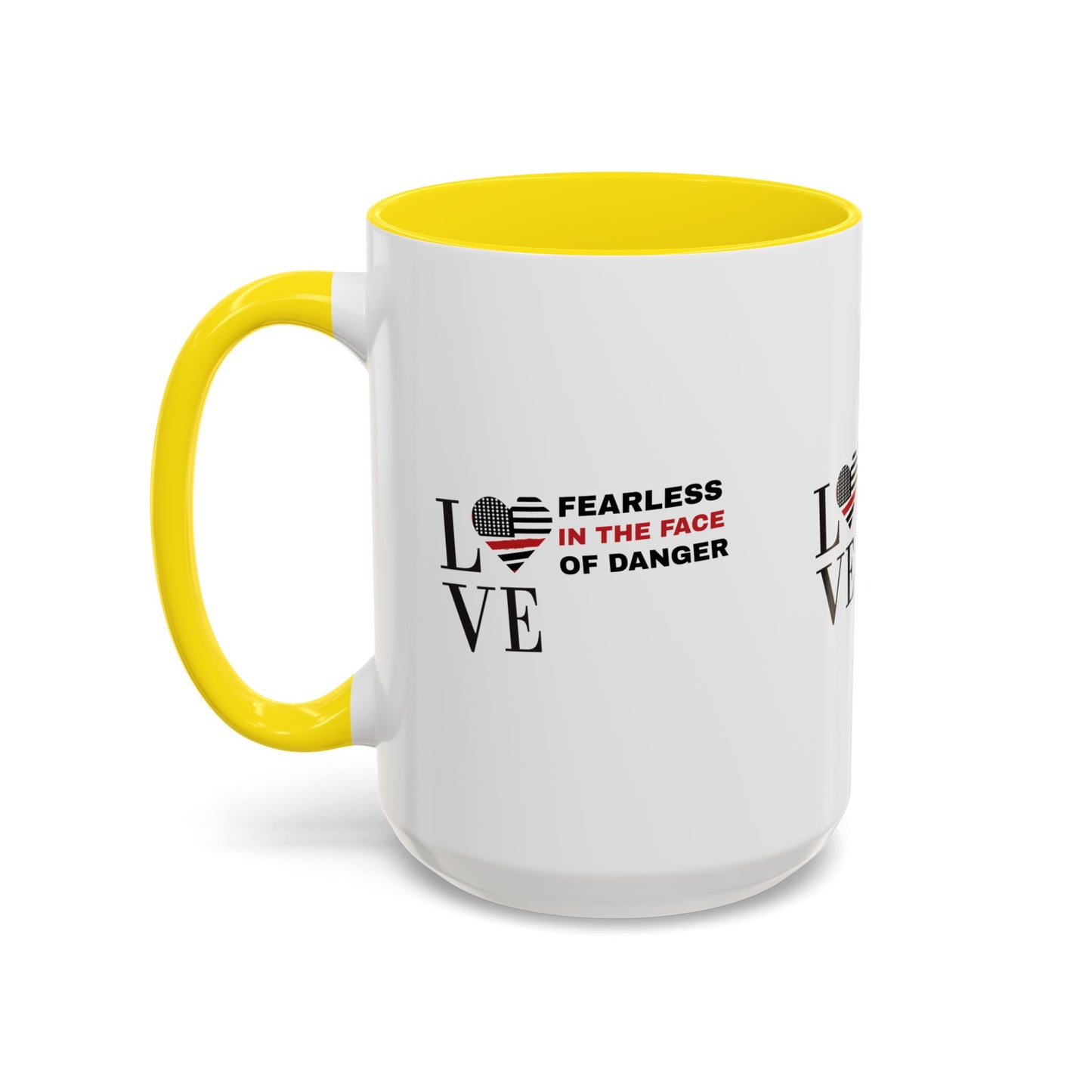 Firefighter Accent Coffee Mug – Fearless in the face of danger