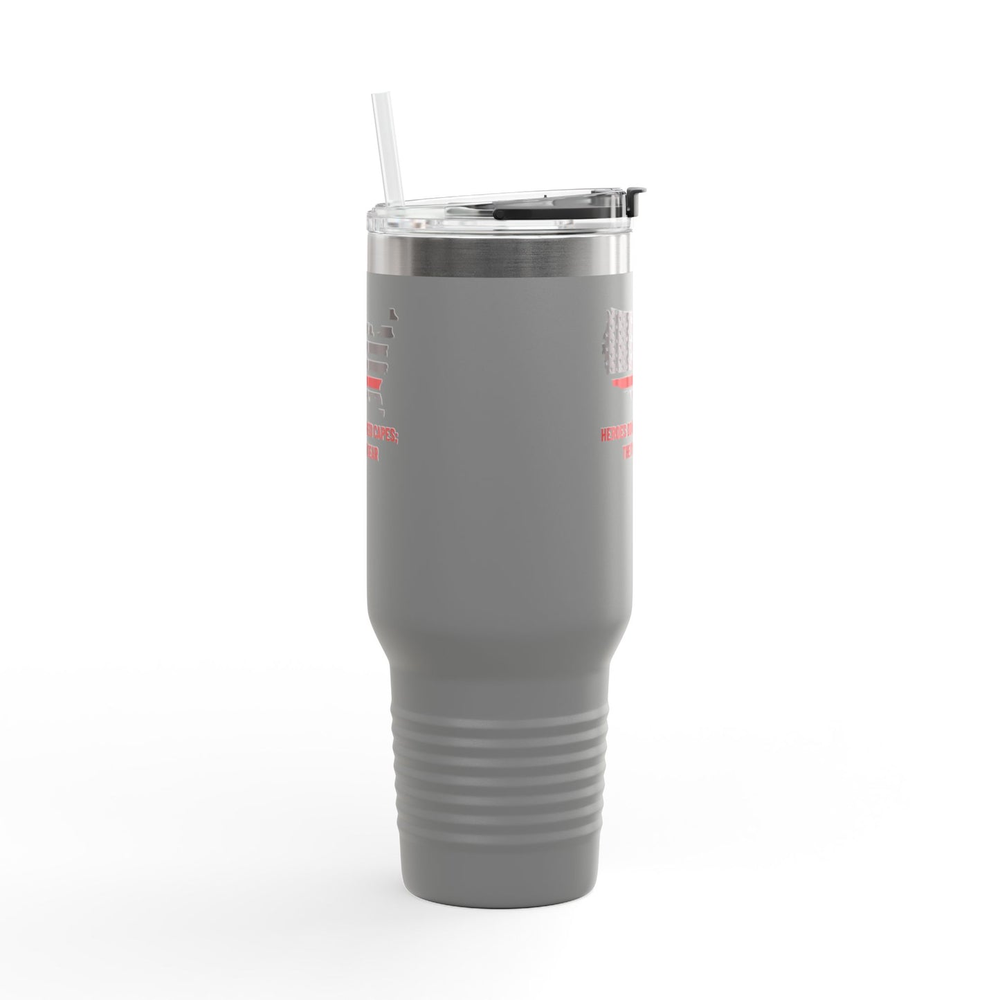 Firefighter Insulated Travel Mug, 40oz – Heroes do not need capes; they wear gear