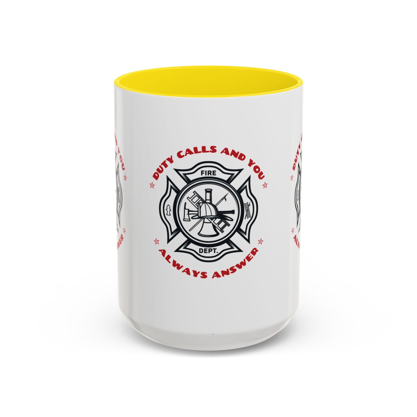 Firefighter Accent Coffee Mug – Duty calls, and you always answer