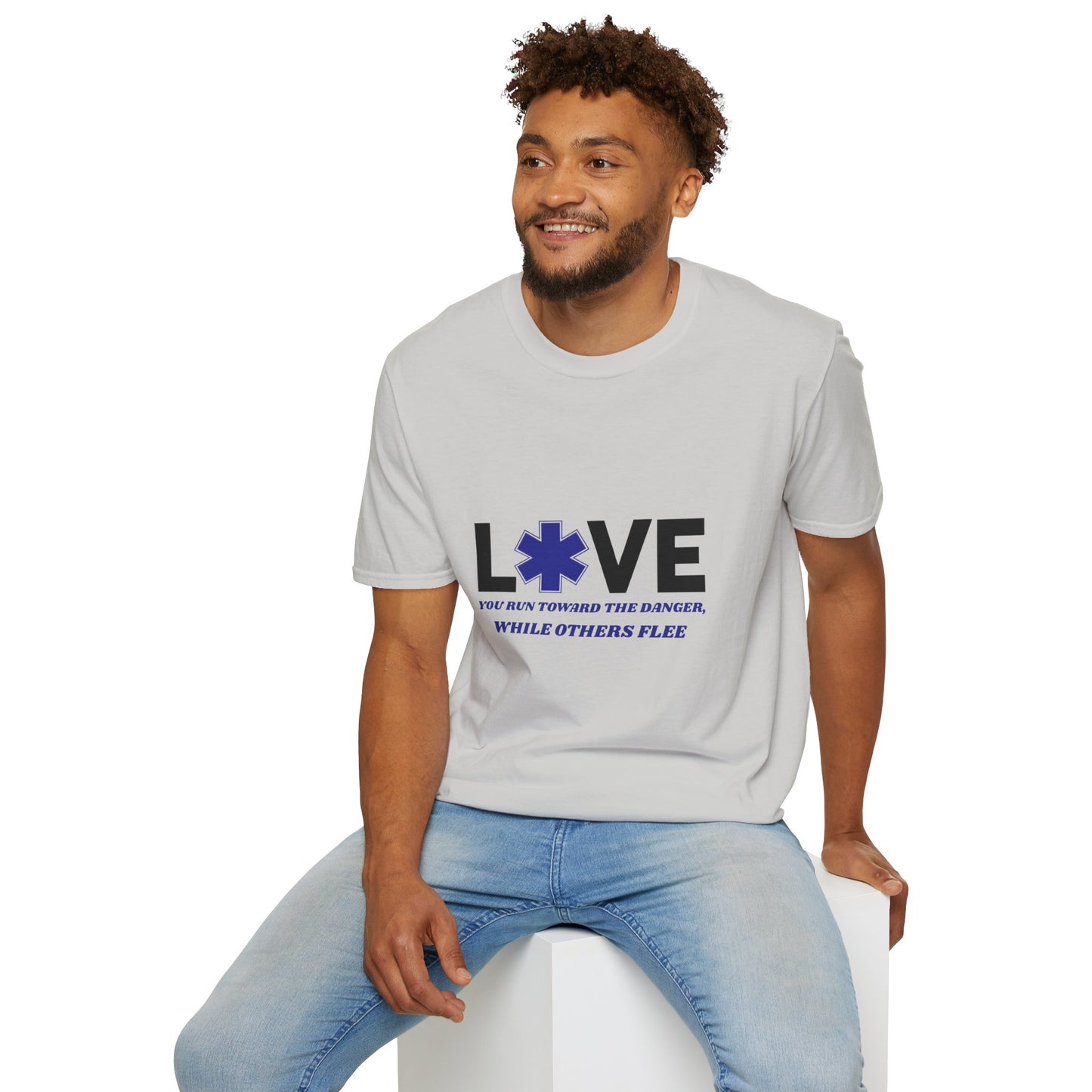 EMS Inspiration Softstyle T-Shirt – You run toward the danger, while others flee