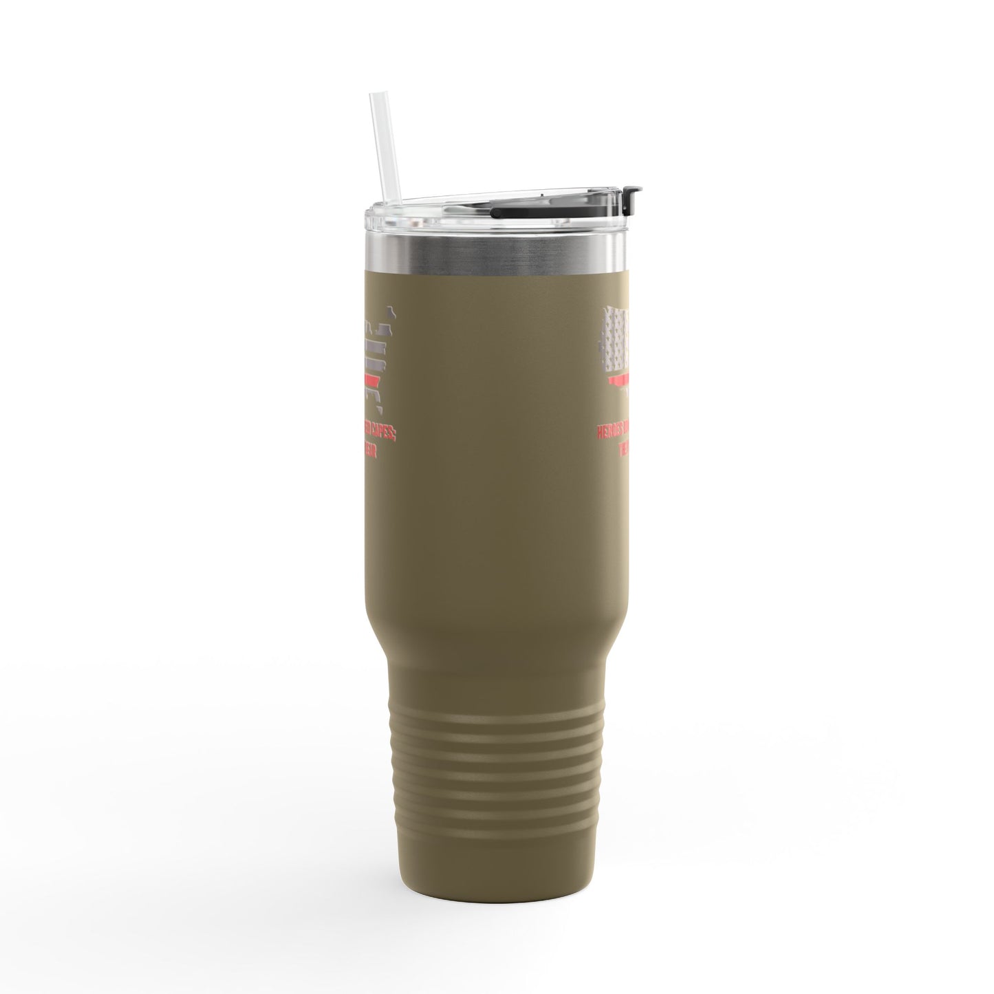 Firefighter Insulated Travel Mug, 40oz – Heroes do not need capes; they wear gear