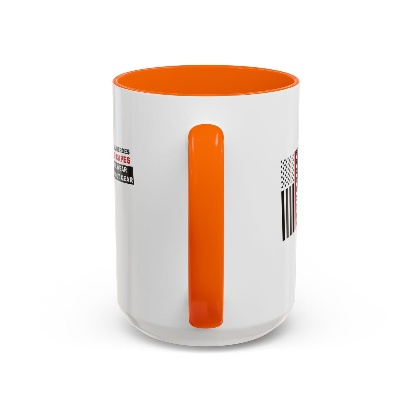 Firefighter Accent Coffee Mug – Not all heroes wear capes—some wear turnout gear
