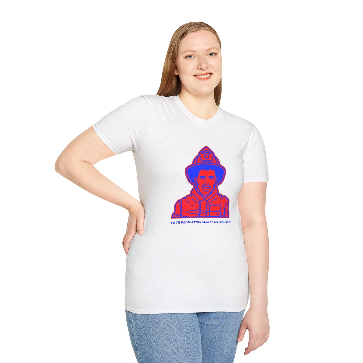 Firefighter Softstyle T-Shirt – Your dedication makes us feel safe