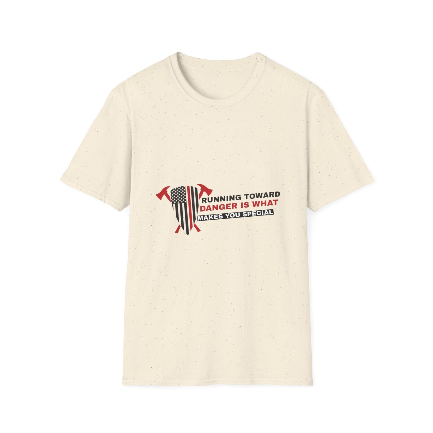 Firefighter Softstyle T-Shirt – Running toward danger is what makes you special