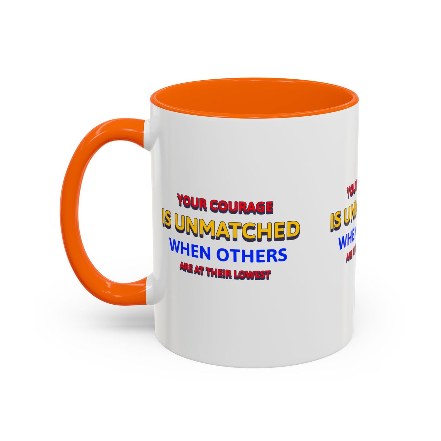 EMS Accent Coffee Mug – Your courage is unmatched when others are at their lowest