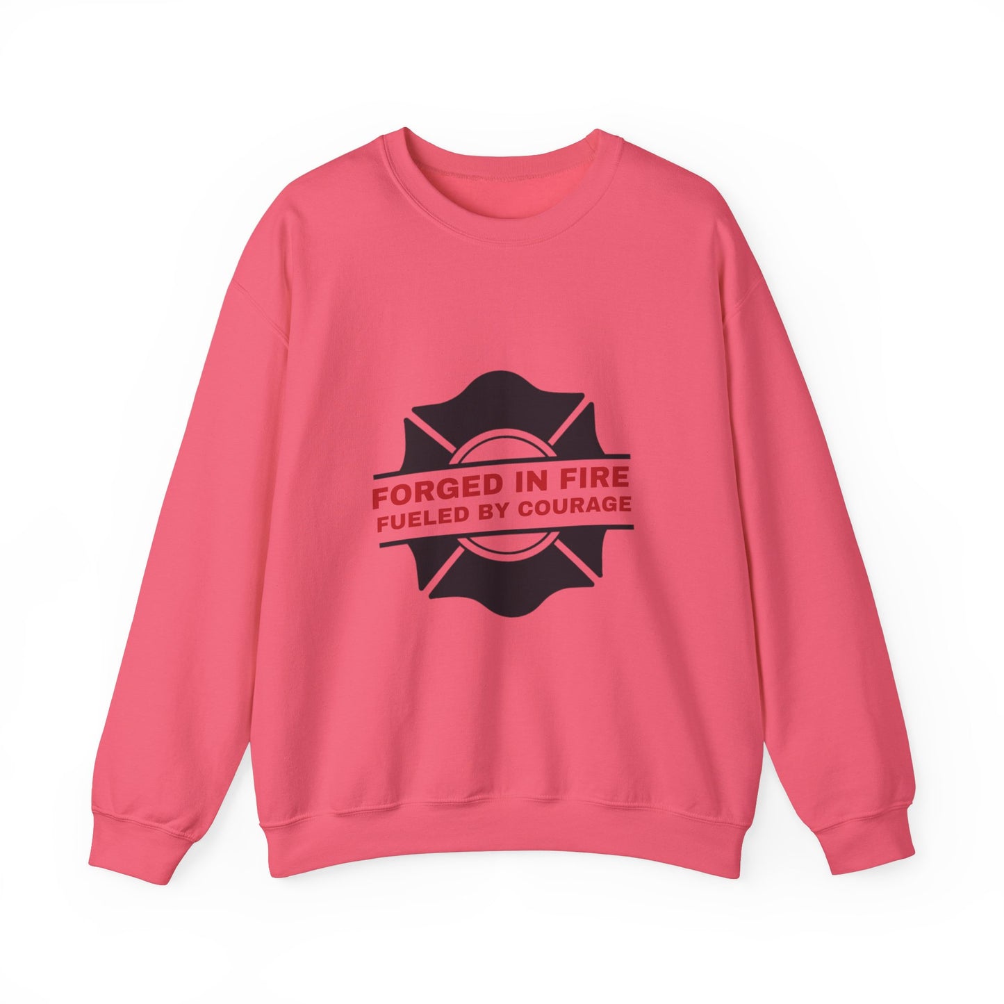 Firefighter Unisex Heavy Blend Crewneck Sweatshirt – Forged in fire, fueled by courage