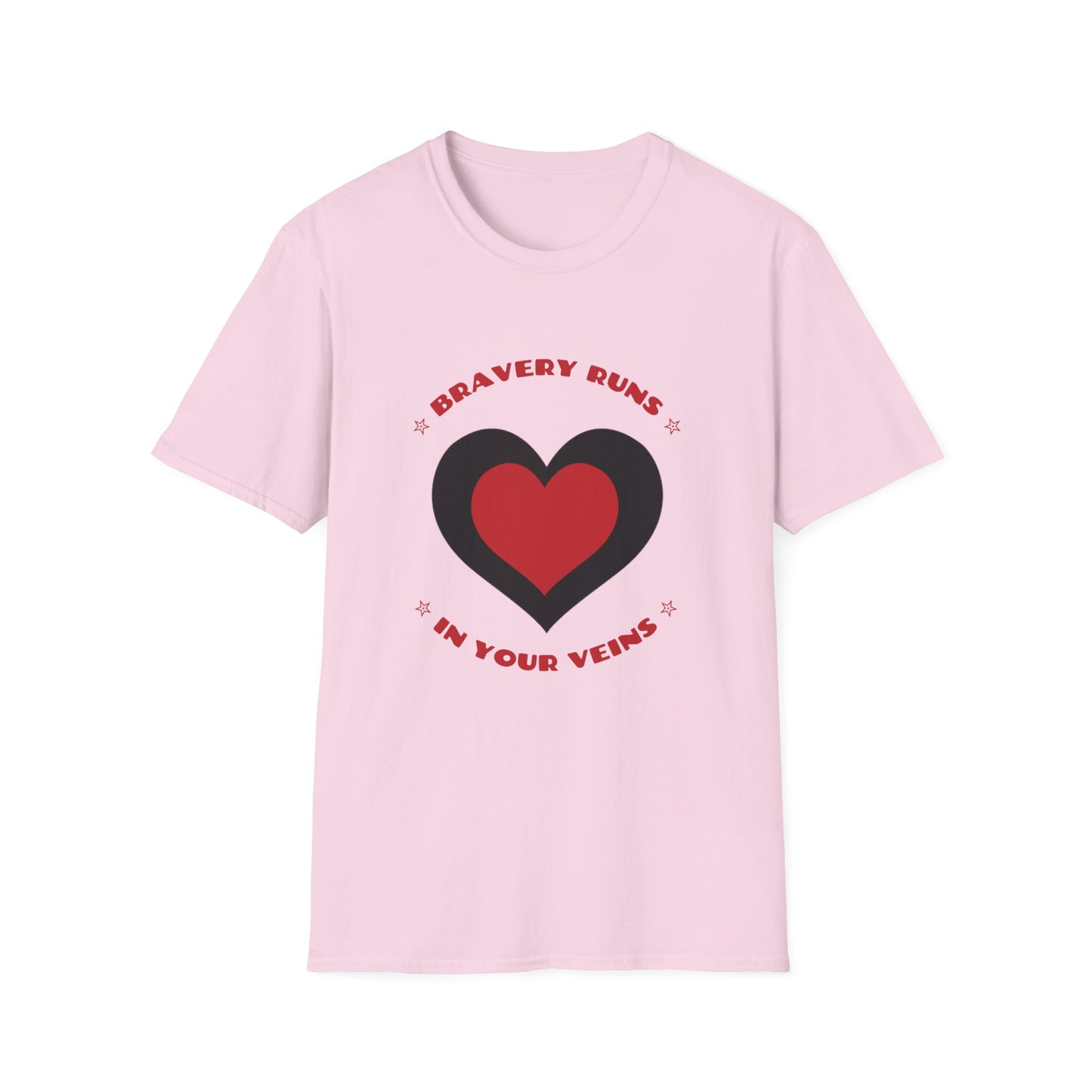 Firefighter Softstyle T-Shirt – Bravery runs in your veins