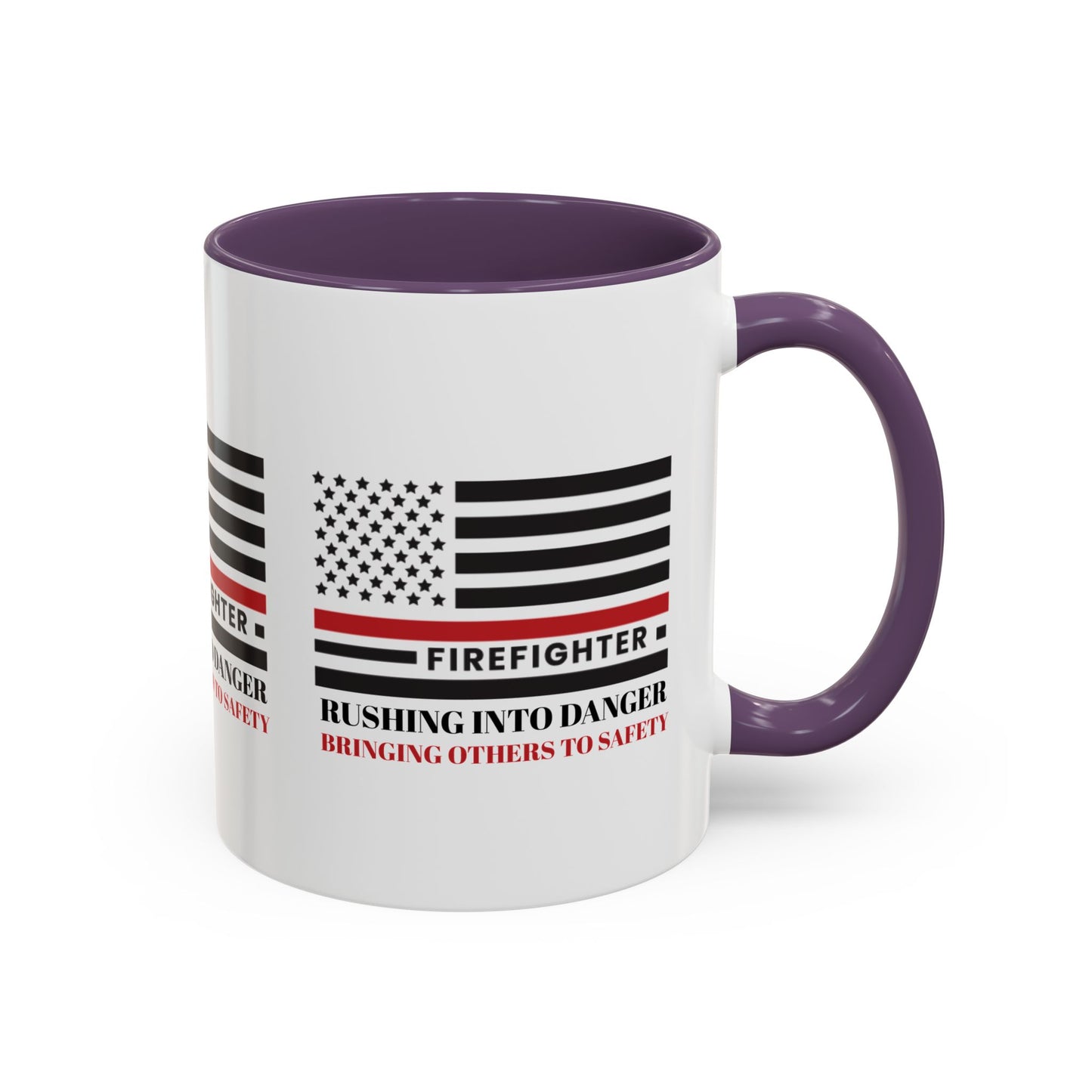 Firefighter Accent Coffee Mug – Rushing into danger, bringing others to safety