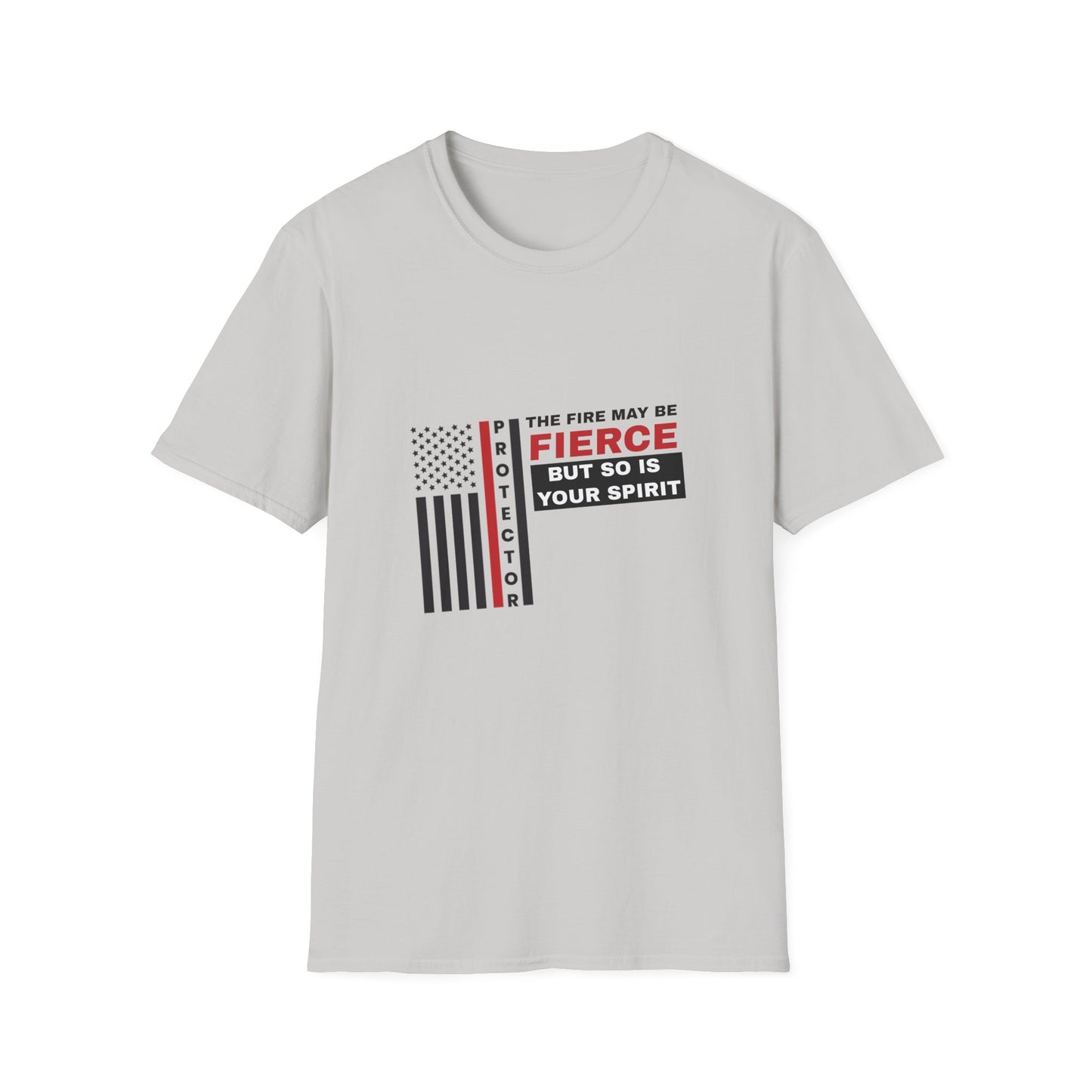 Firefighter Softstyle T-Shirt – The fire may be fierce, but so is your spirit
